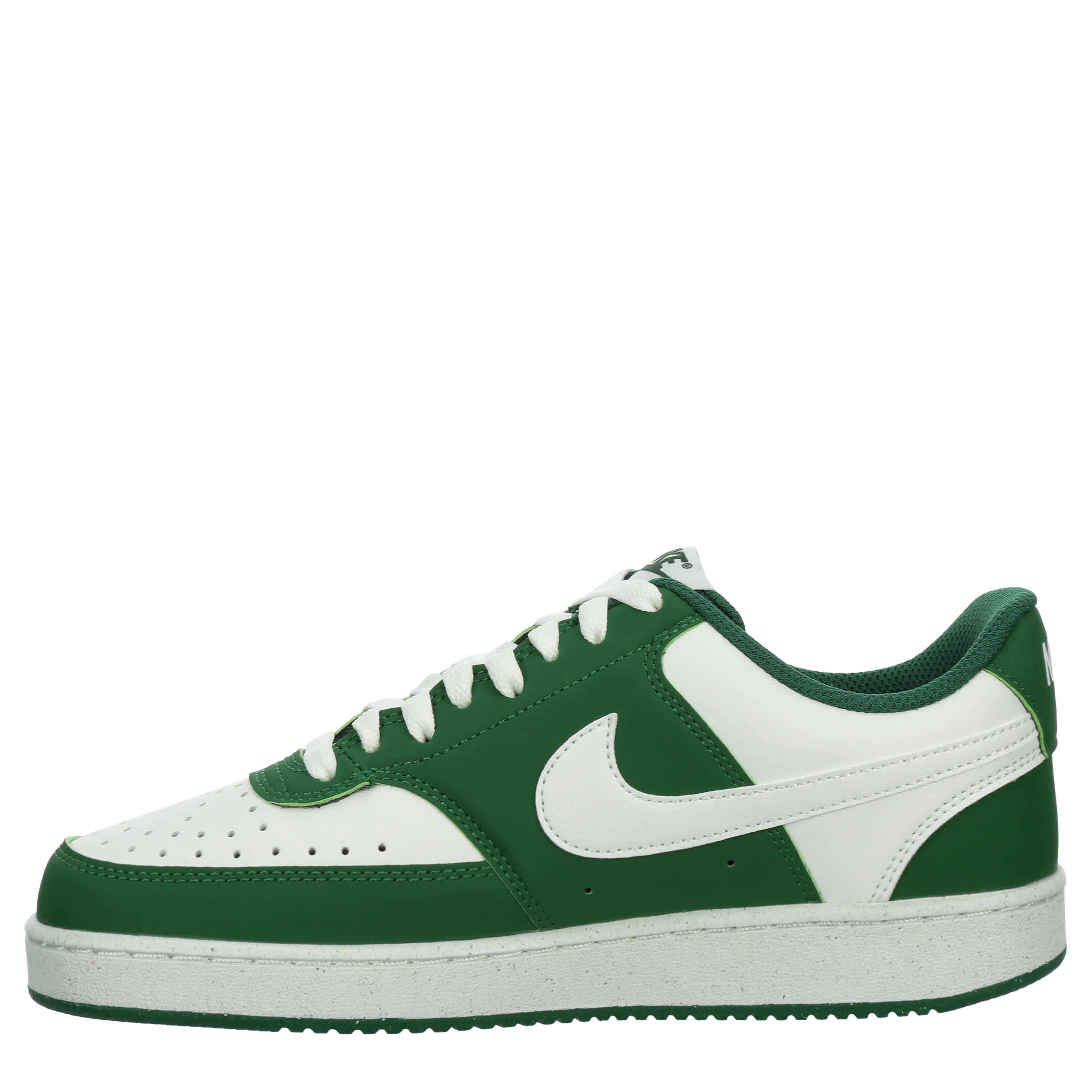 NIKE WOMENS COURT VISION LOW SNEAKER - DARK GREEN