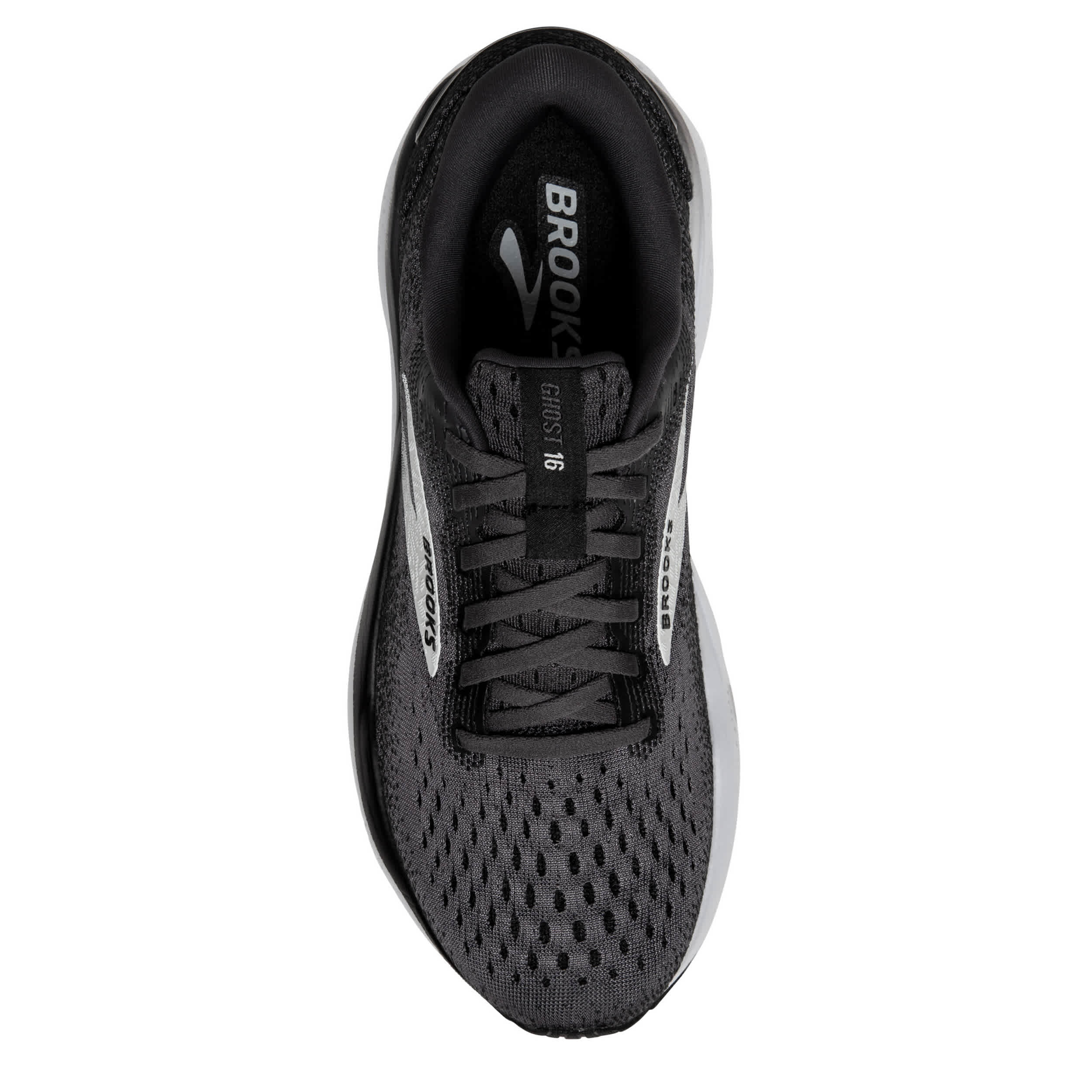 BROOKS WOMENS GHOST 16 RUNNING SHOE - BLACK
