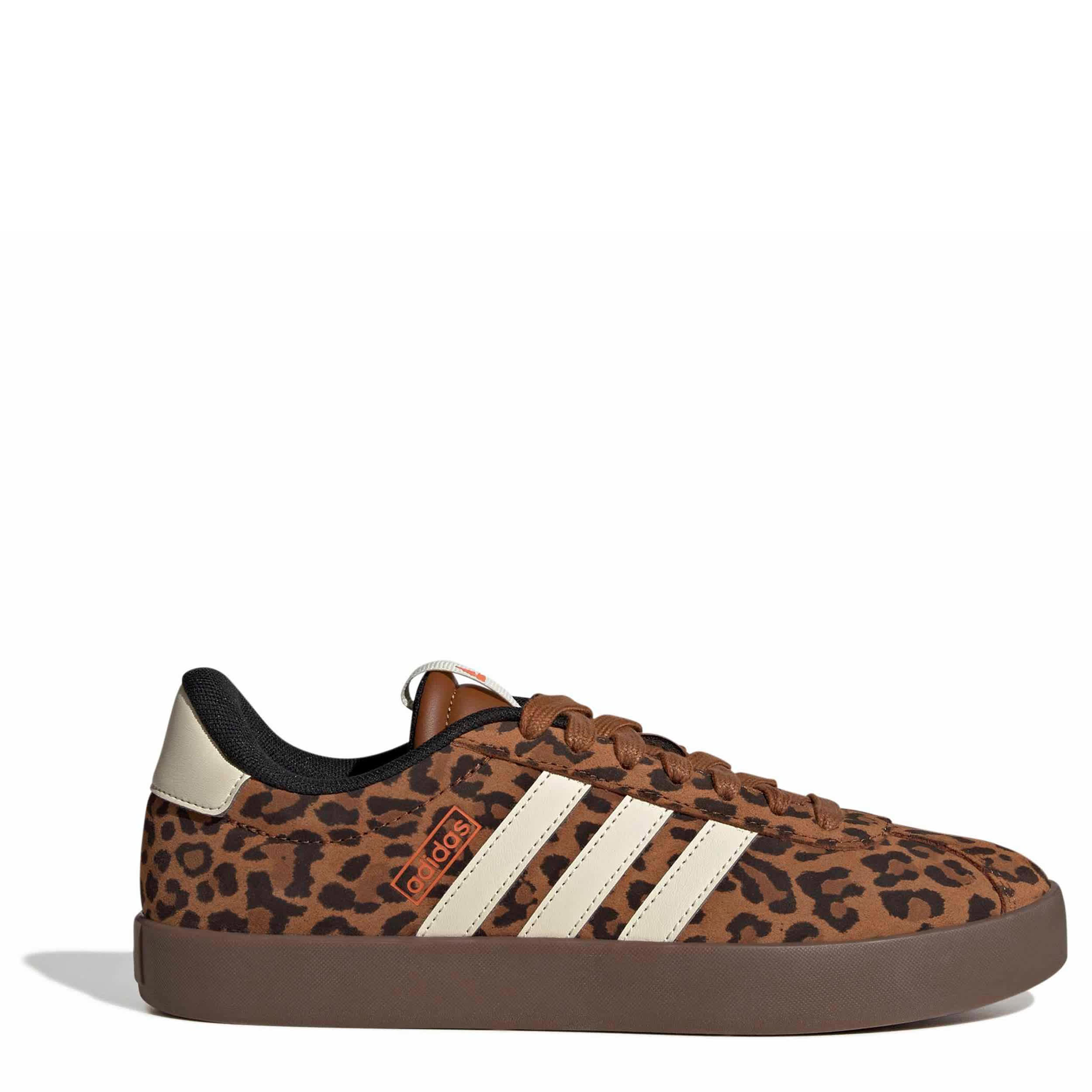 ADIDAS WOMENS VL COURT 3.0 SNEAKER - LEOPARD