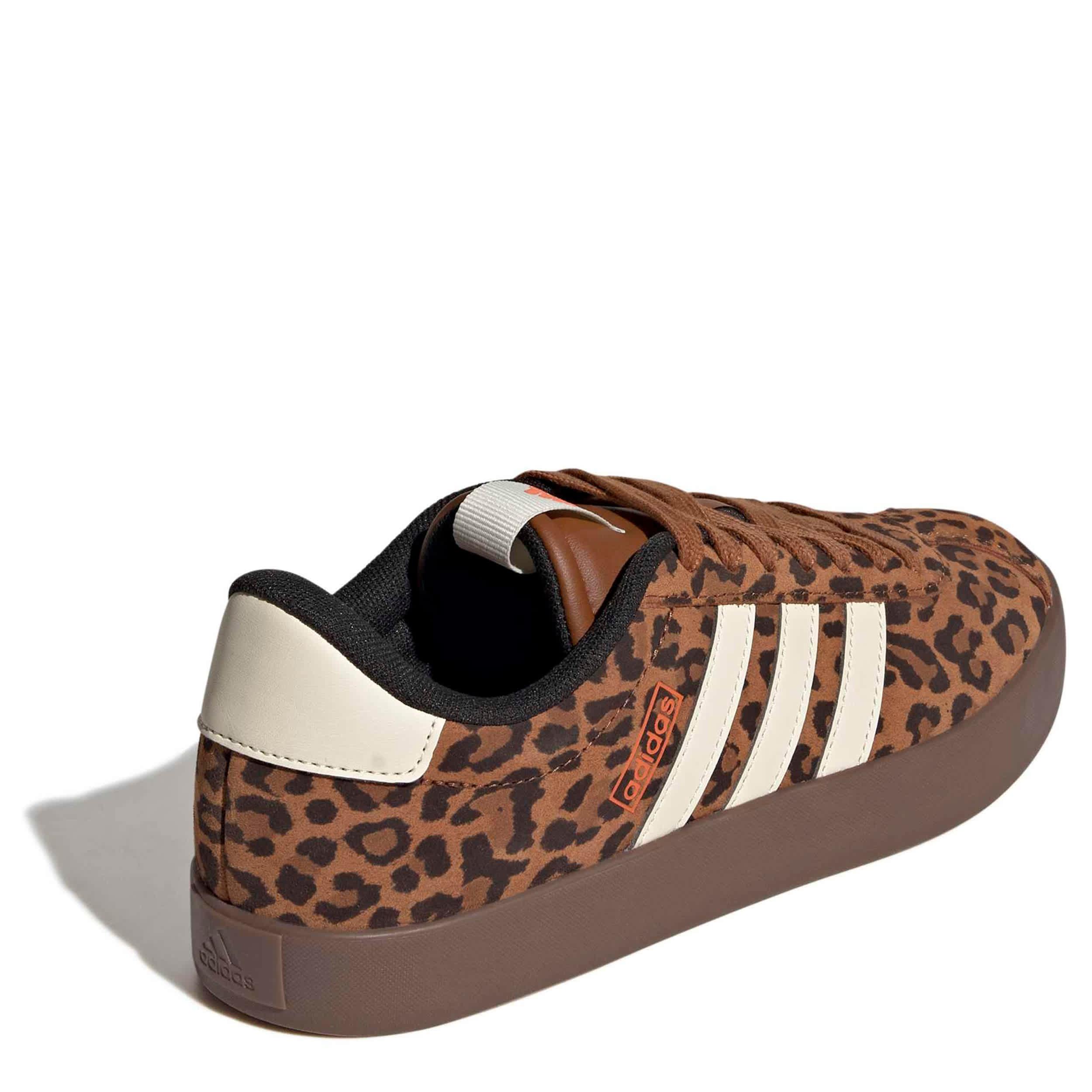ADIDAS WOMENS VL COURT 3.0 SNEAKER - LEOPARD