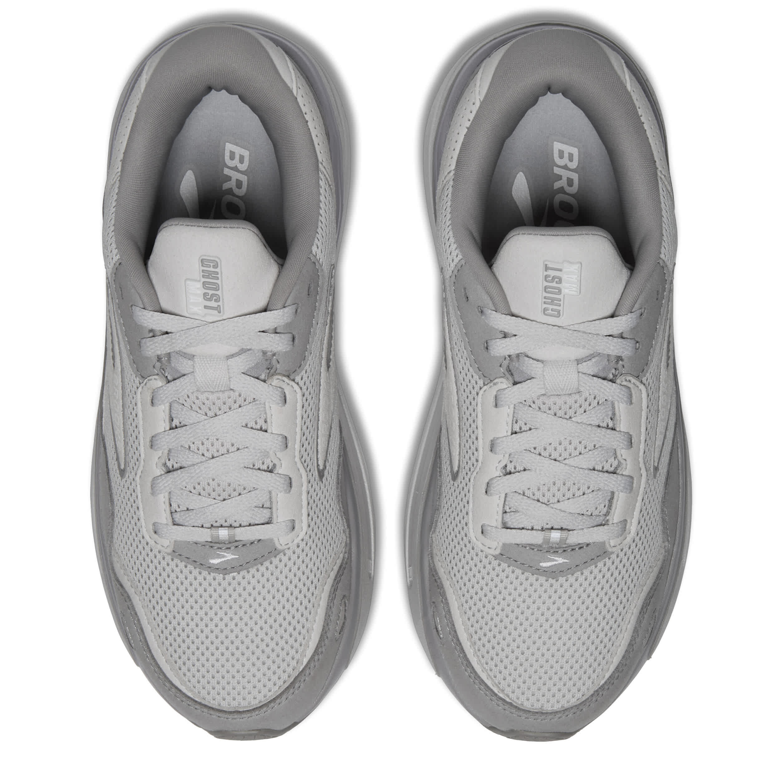 BROOKS-WOMENS GHOST MAX SE RUNNING SHOE-GREY & 