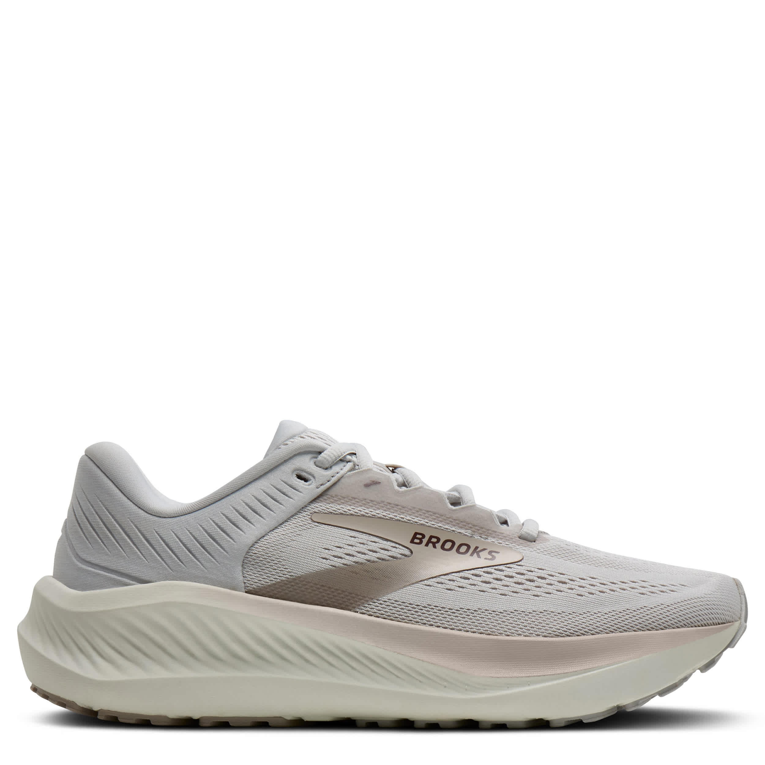 BROOKS-WOMENS ANTHEM 8 RUNNING SHOE-PALE GREY & TAUPE