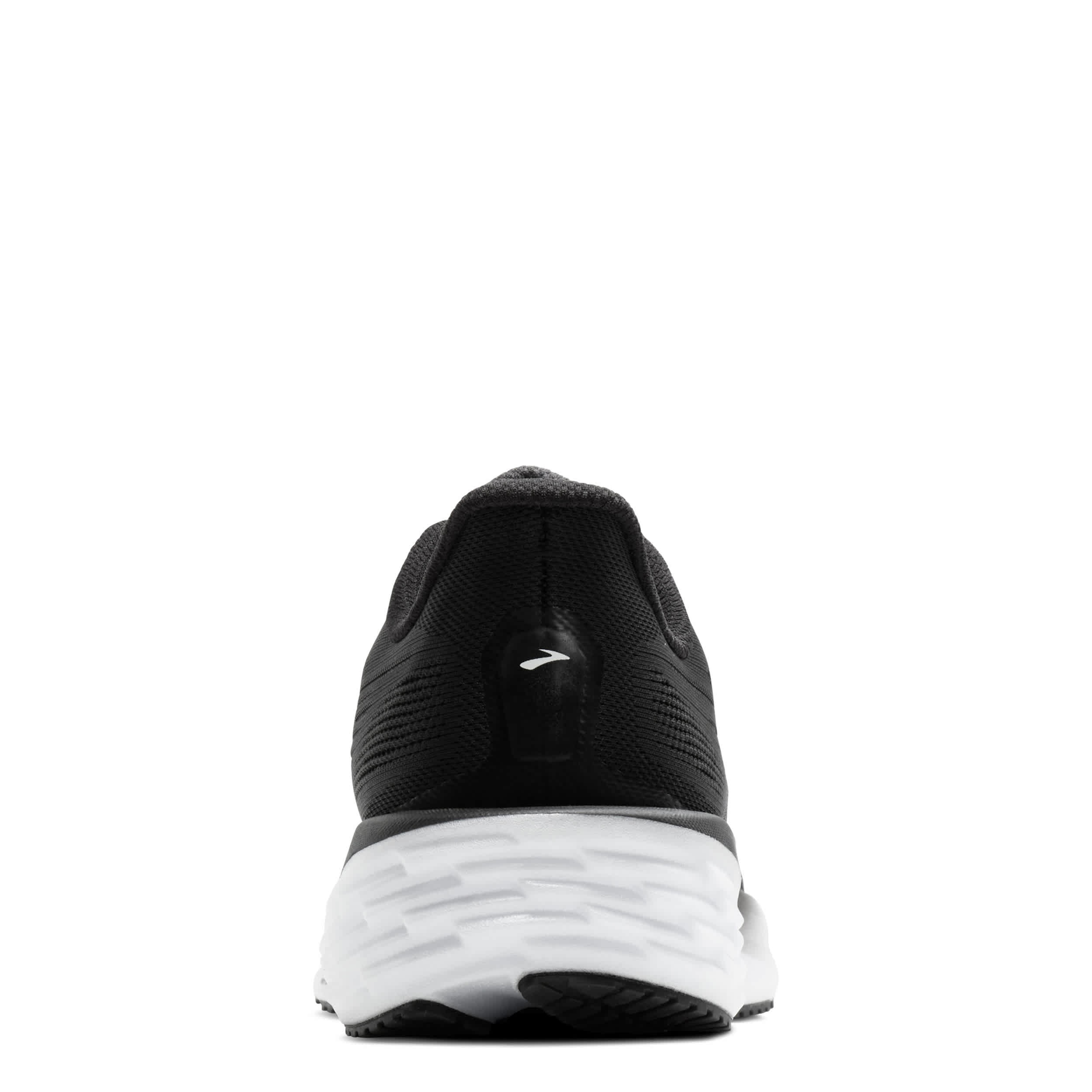 BROOKS-WOMENS LAUNCH 12 RUNNING SHOE-BLACK & WHITE