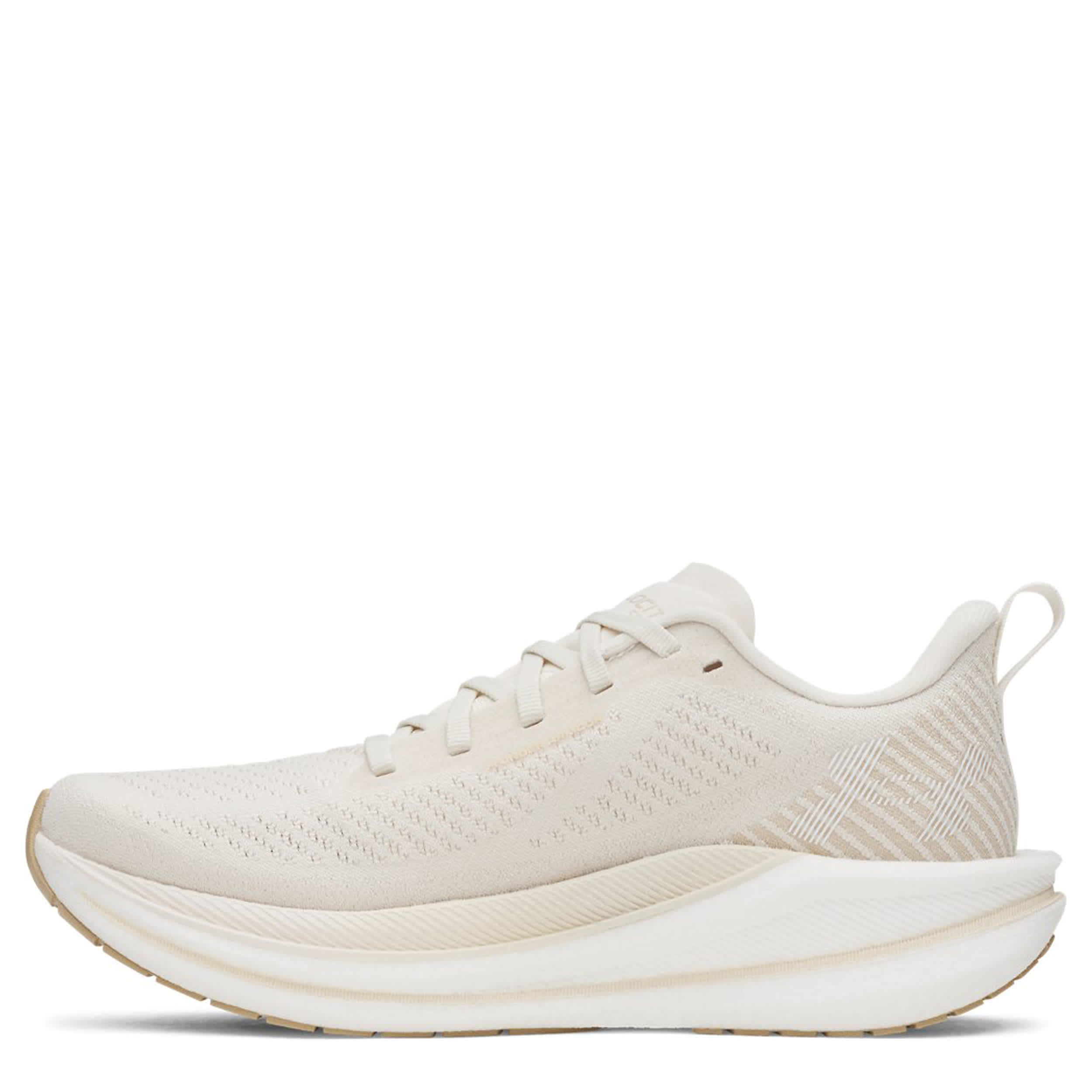 UNDER ARMOUR-WOMENS VELOCITI SPD RUNNING SHOE-OFF WHITE & WHITE