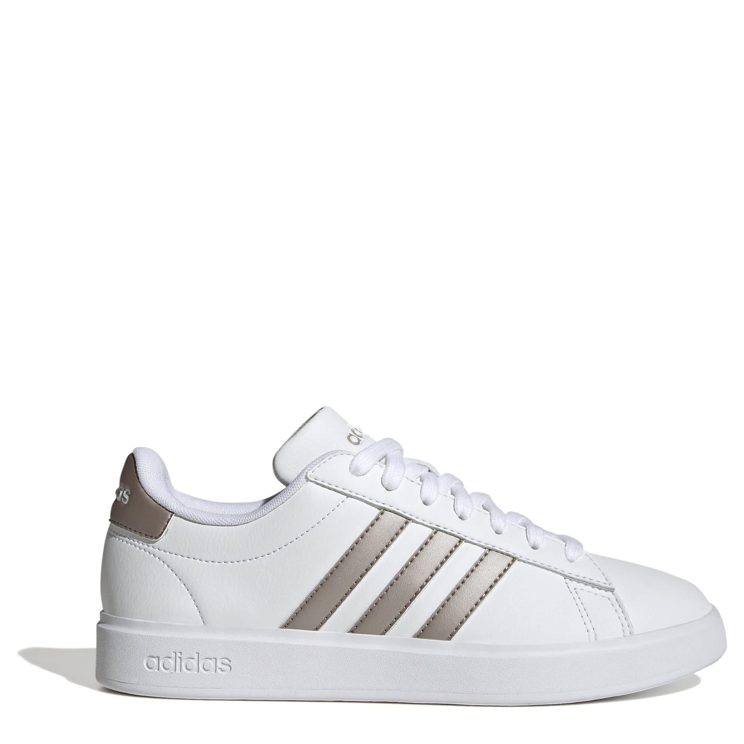 ADIDAS-WOMENS GRAND COURT 2.0 SNEAKER-WHITE & GREY