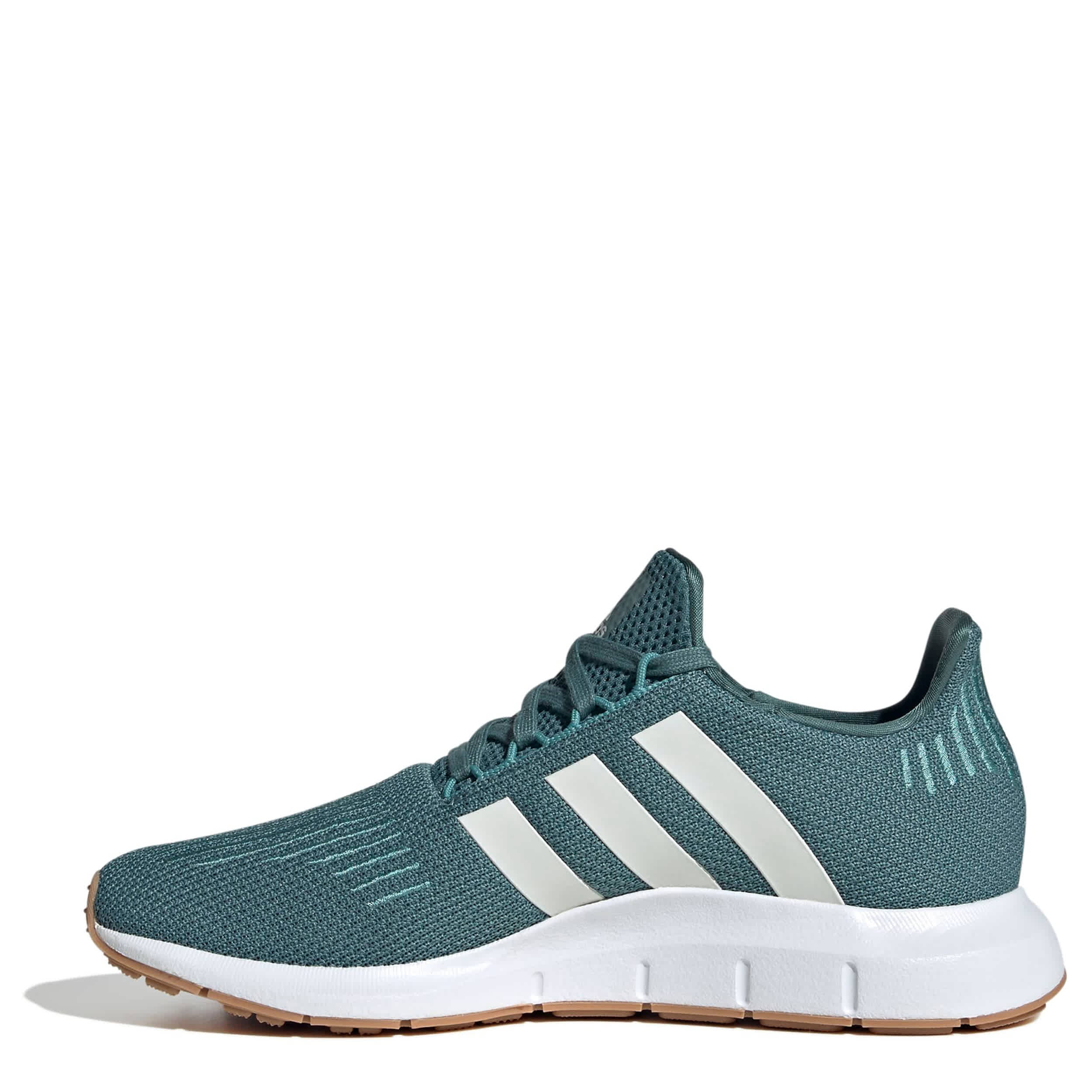 ADIDAS-WOMENS SWIFT RUN 1.0 RUNNING SHOE-BLUE & WHITE