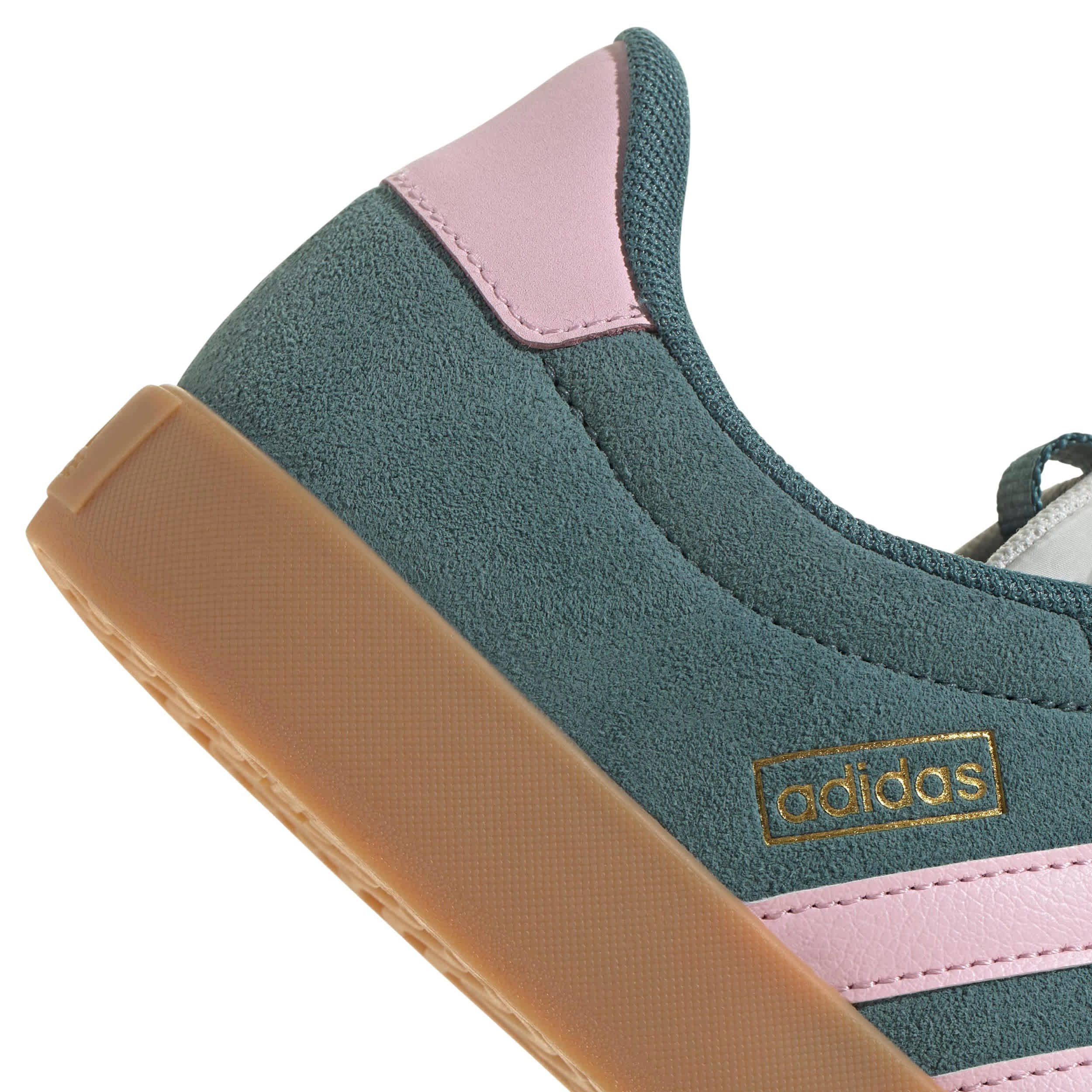 ADIDAS-WOMENS VL COURT 3.0 SNEAKER-TEAL & PINK