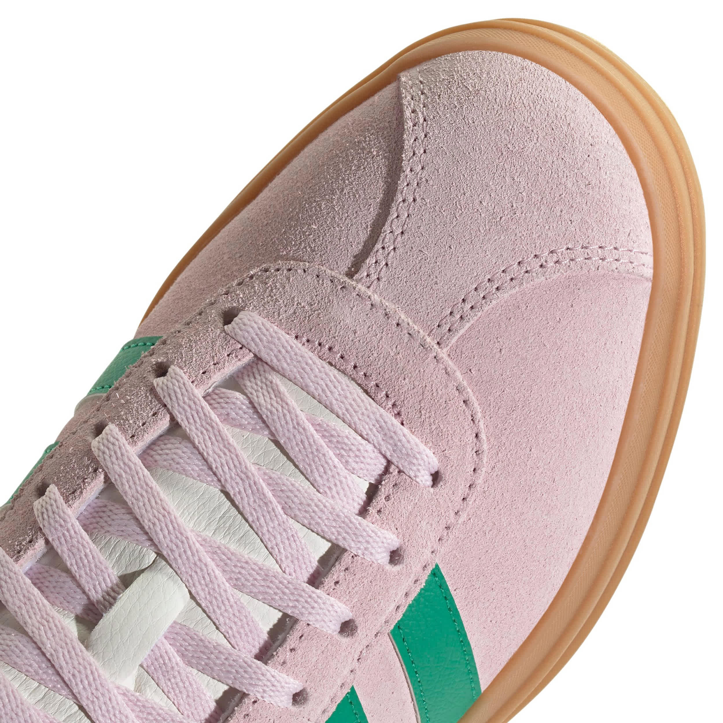 ADIDAS-WOMENS VL COURT BOLD SNEAKER-PINK & WHITE