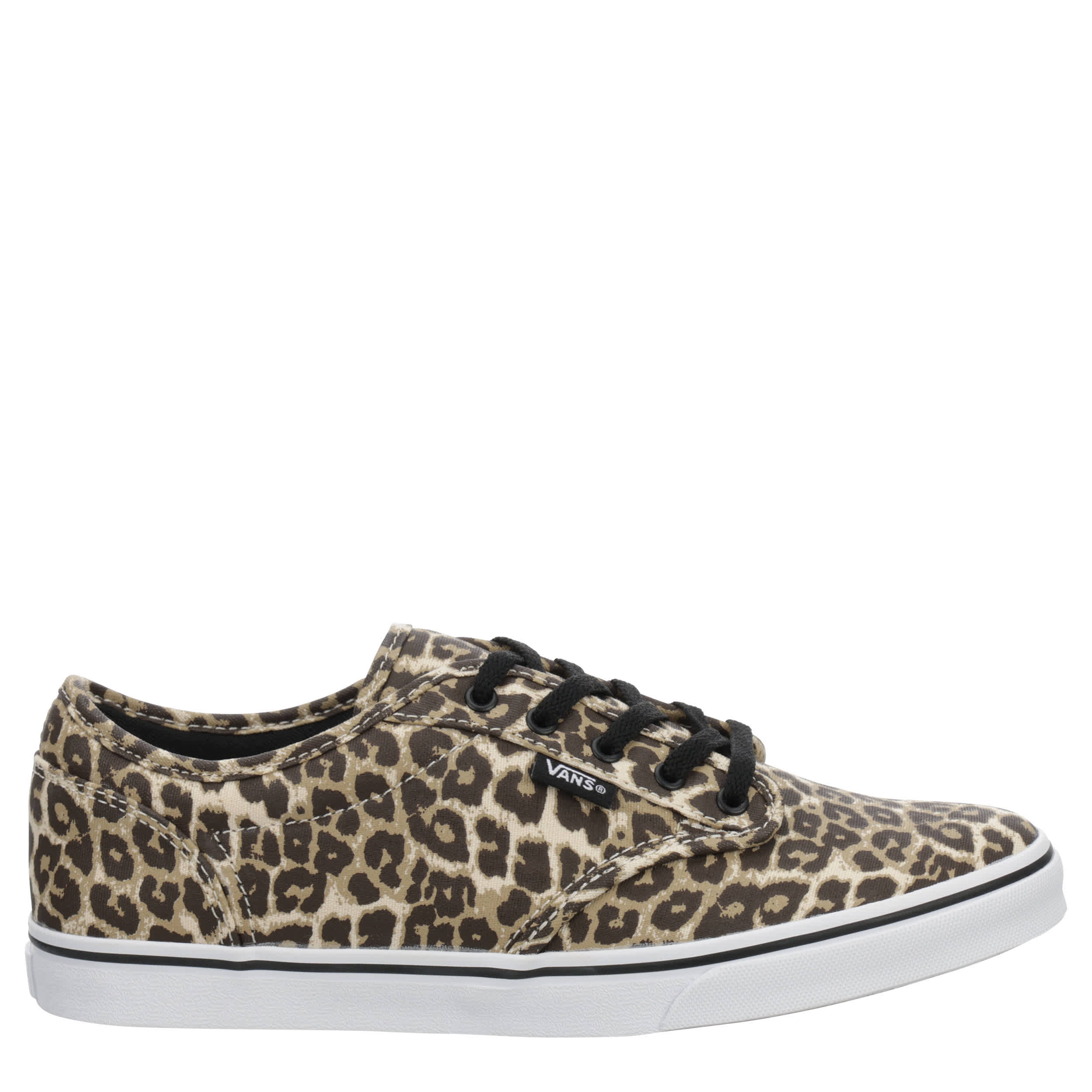 VANS-WOMENS ATWOOD SNEAKER-LEOPARD & WHITE