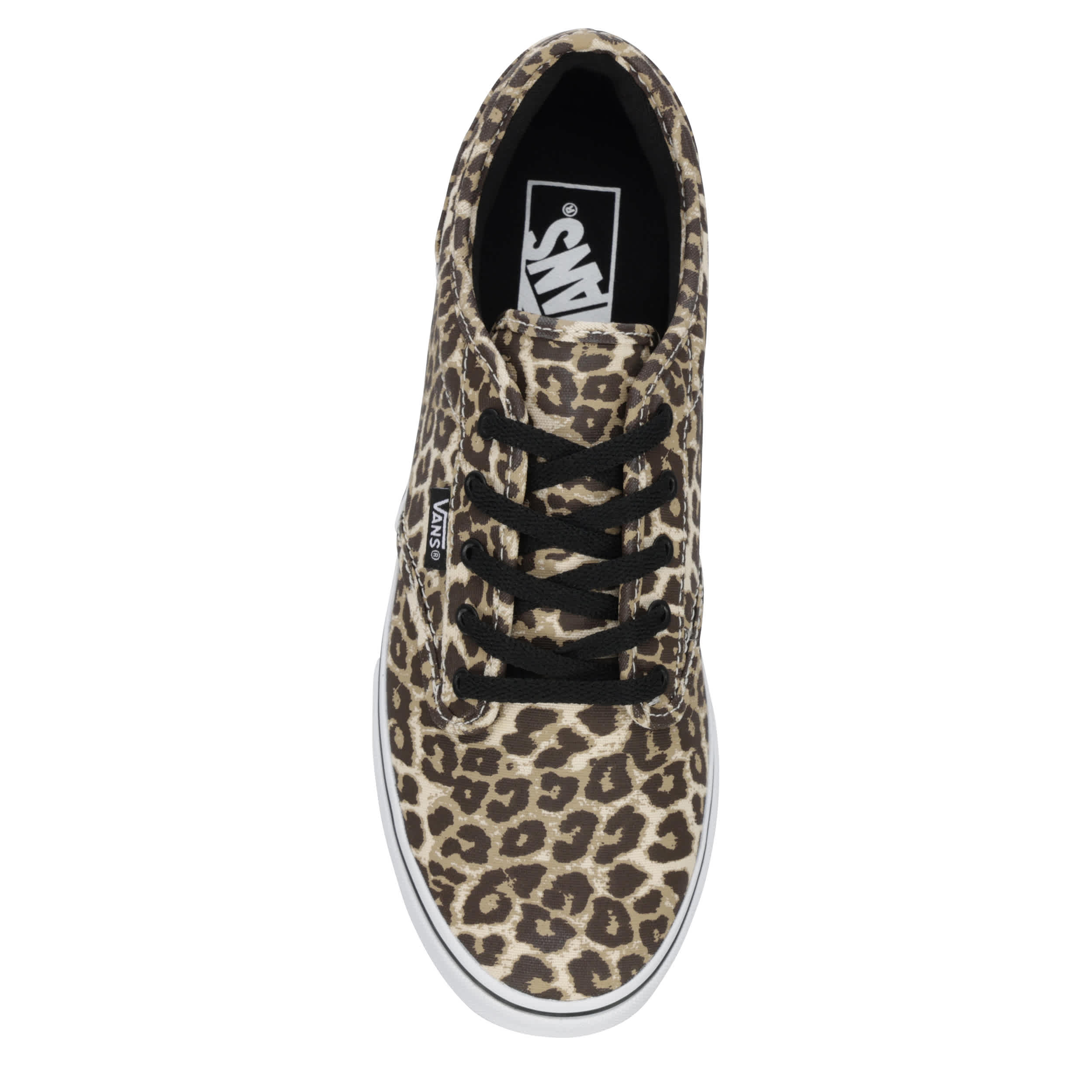 VANS-WOMENS ATWOOD SNEAKER-LEOPARD & WHITE