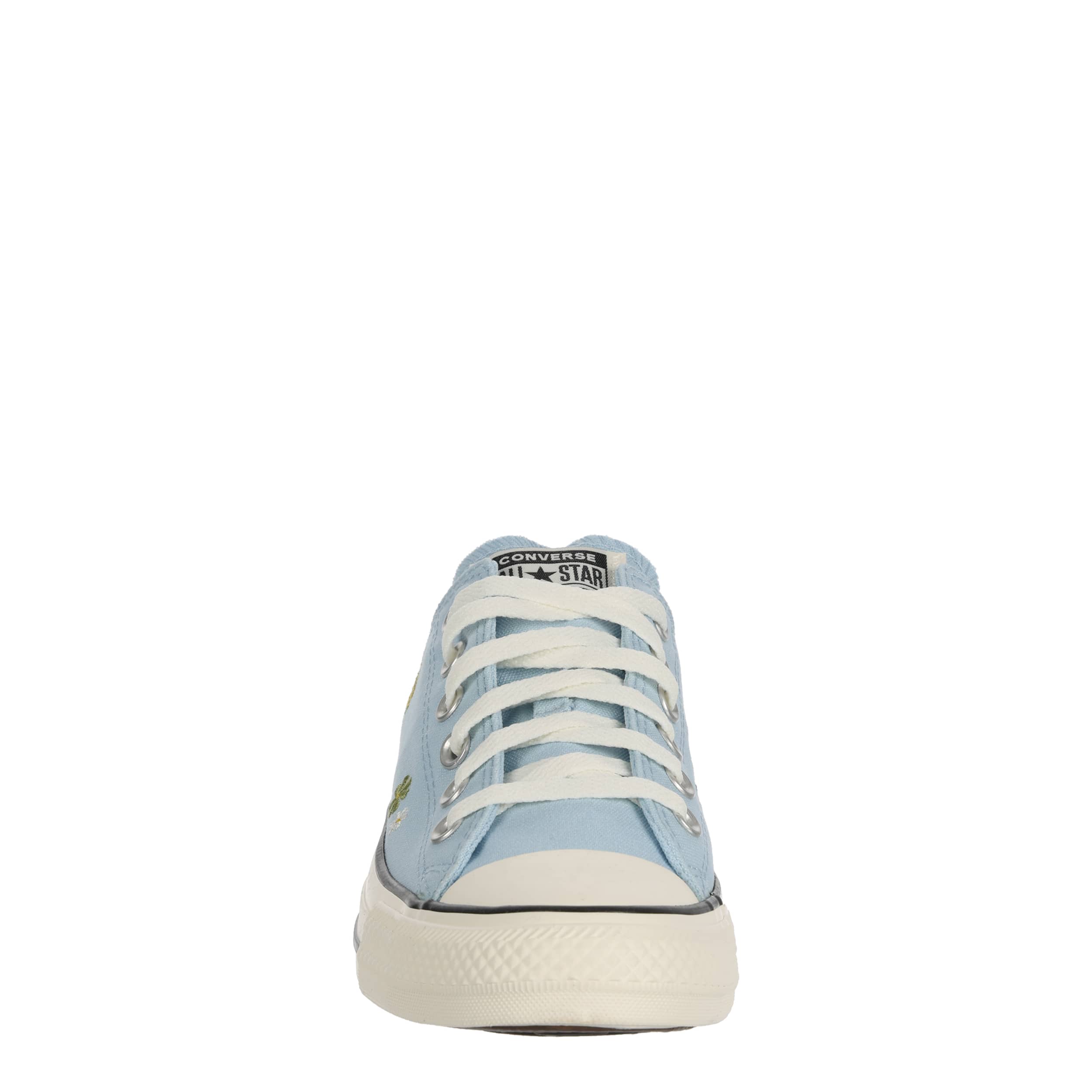 CONVERSE-WOMENS CHUCK TAYLOR ALL STAR LOW TOP SNEAKER-LIGHT BLUE & FLORAL