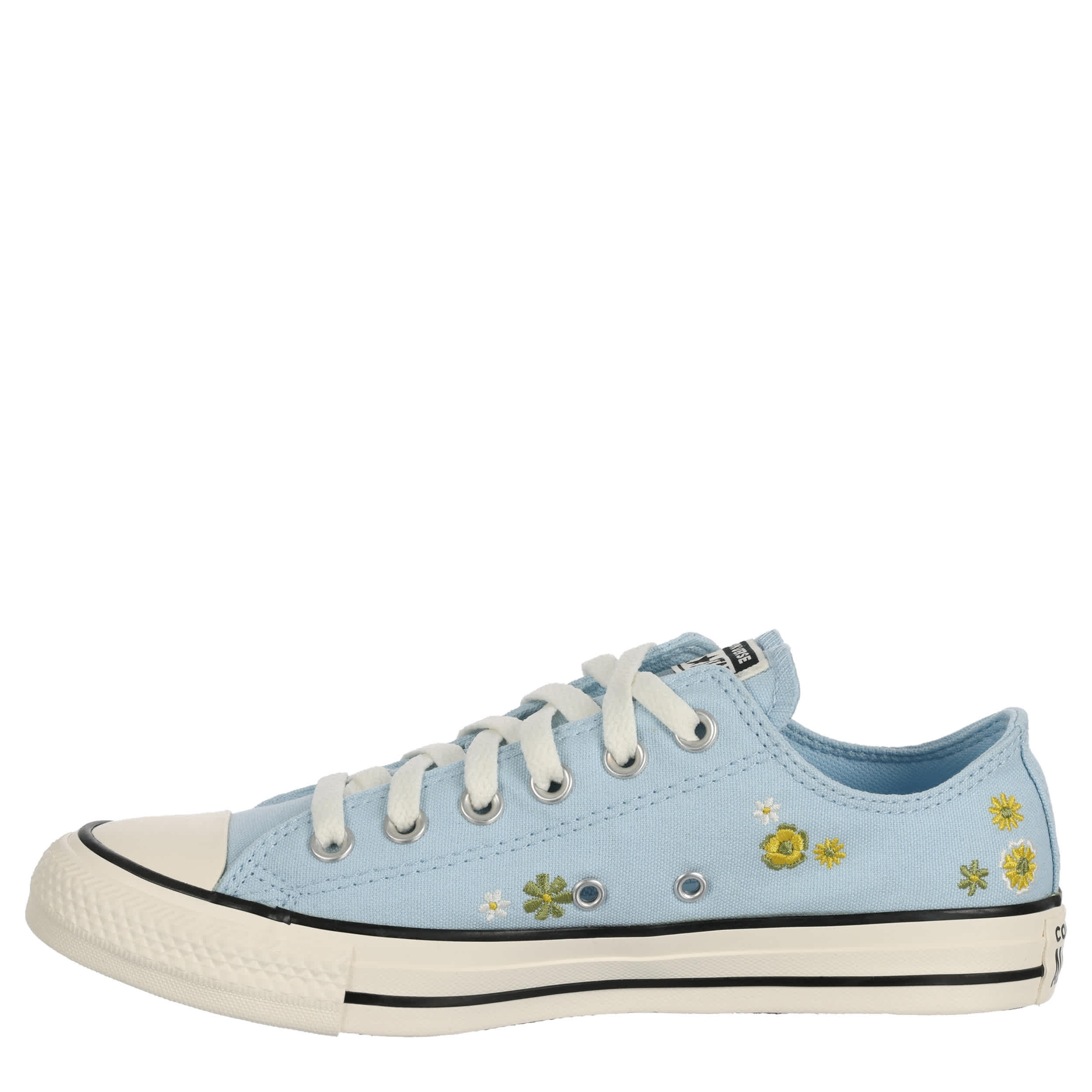 CONVERSE-WOMENS CHUCK TAYLOR ALL STAR LOW TOP SNEAKER-LIGHT BLUE & FLORAL