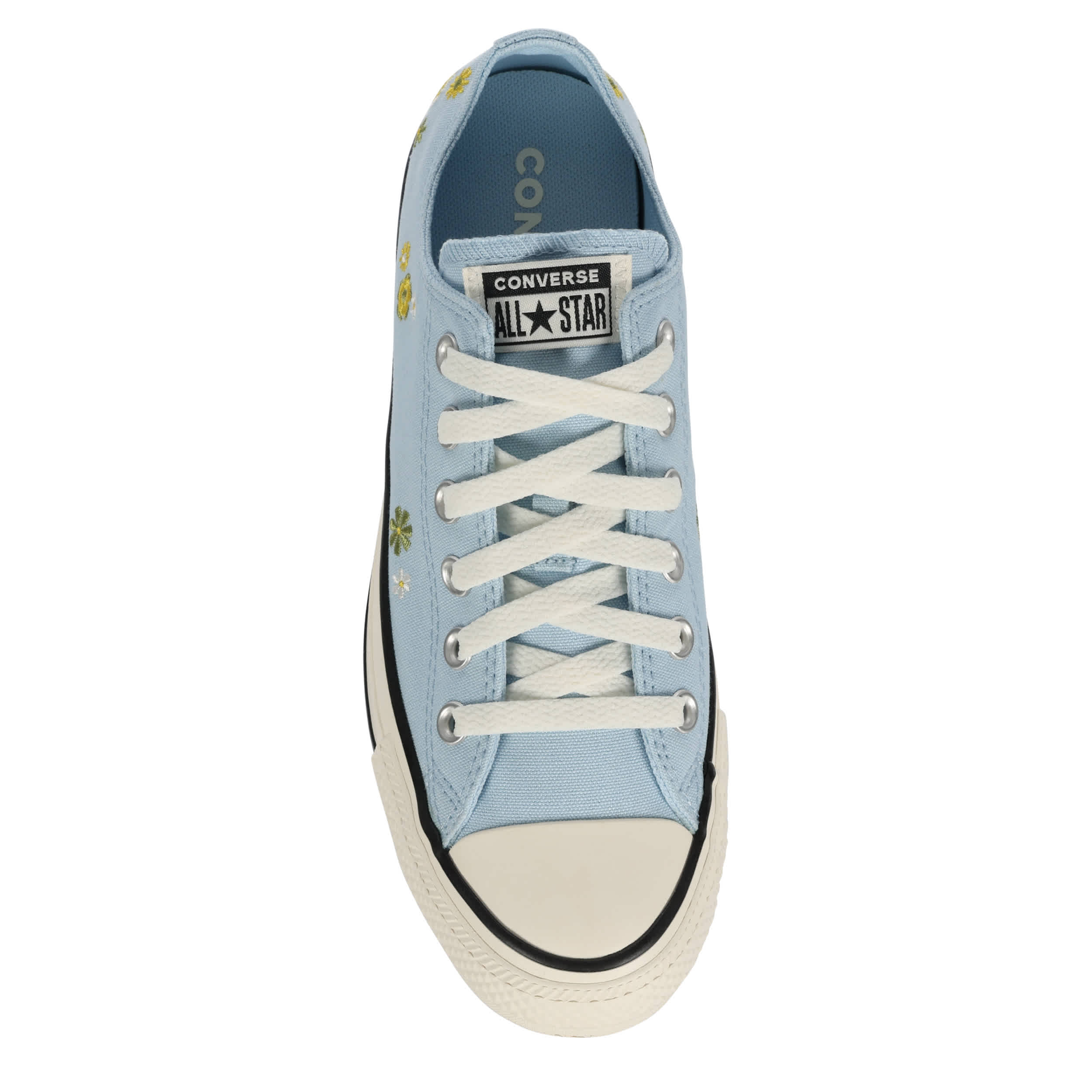 CONVERSE-WOMENS CHUCK TAYLOR ALL STAR LOW TOP SNEAKER-LIGHT BLUE & FLORAL