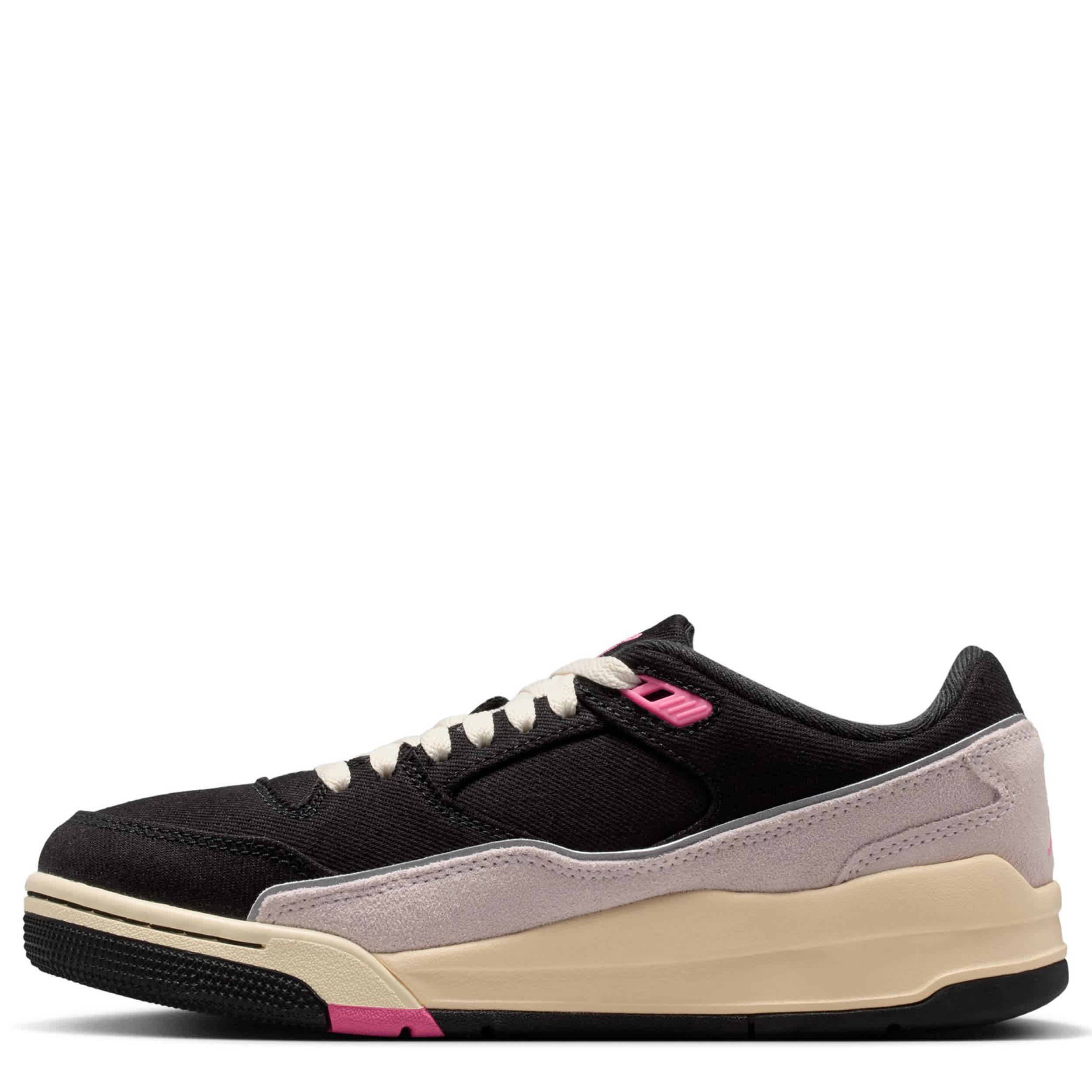 JORDAN-WOMENS FLIGHT COURT SNEAKER-DARK GREY & PINK