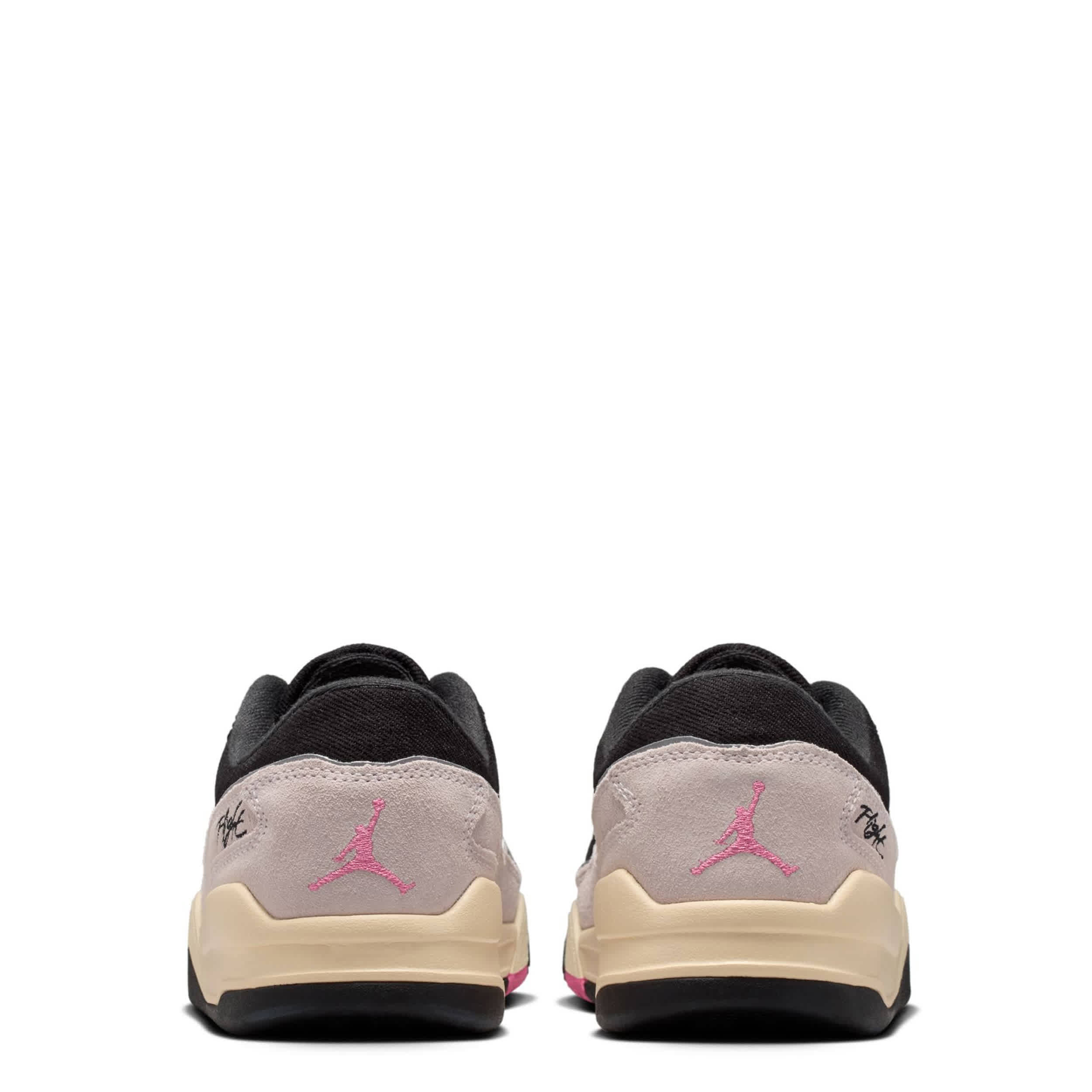 JORDAN-WOMENS FLIGHT COURT SNEAKER-DARK GREY & PINK