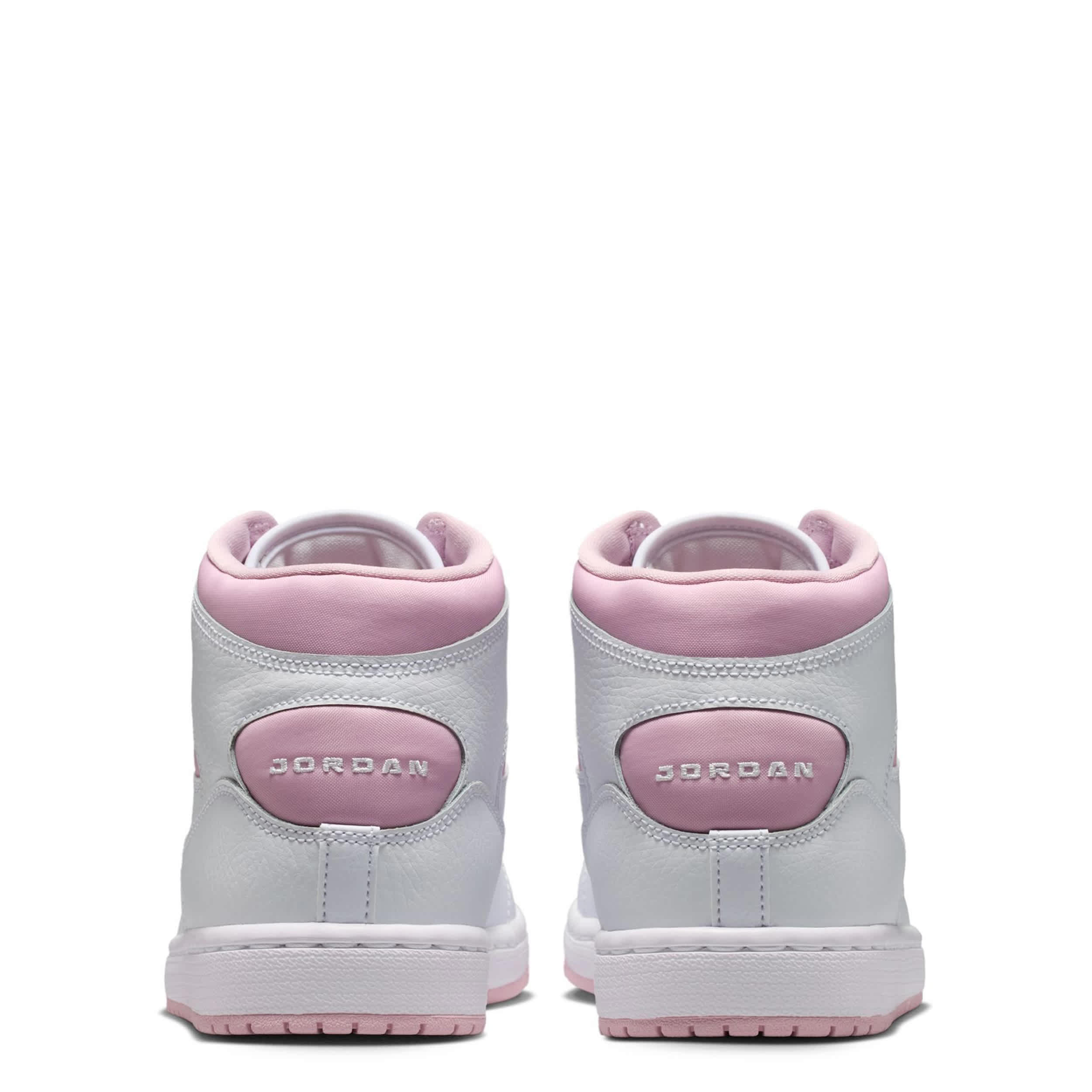 JORDAN-WOMENS COURT CONNECT MID SNEAKER-WHITE & PINK
