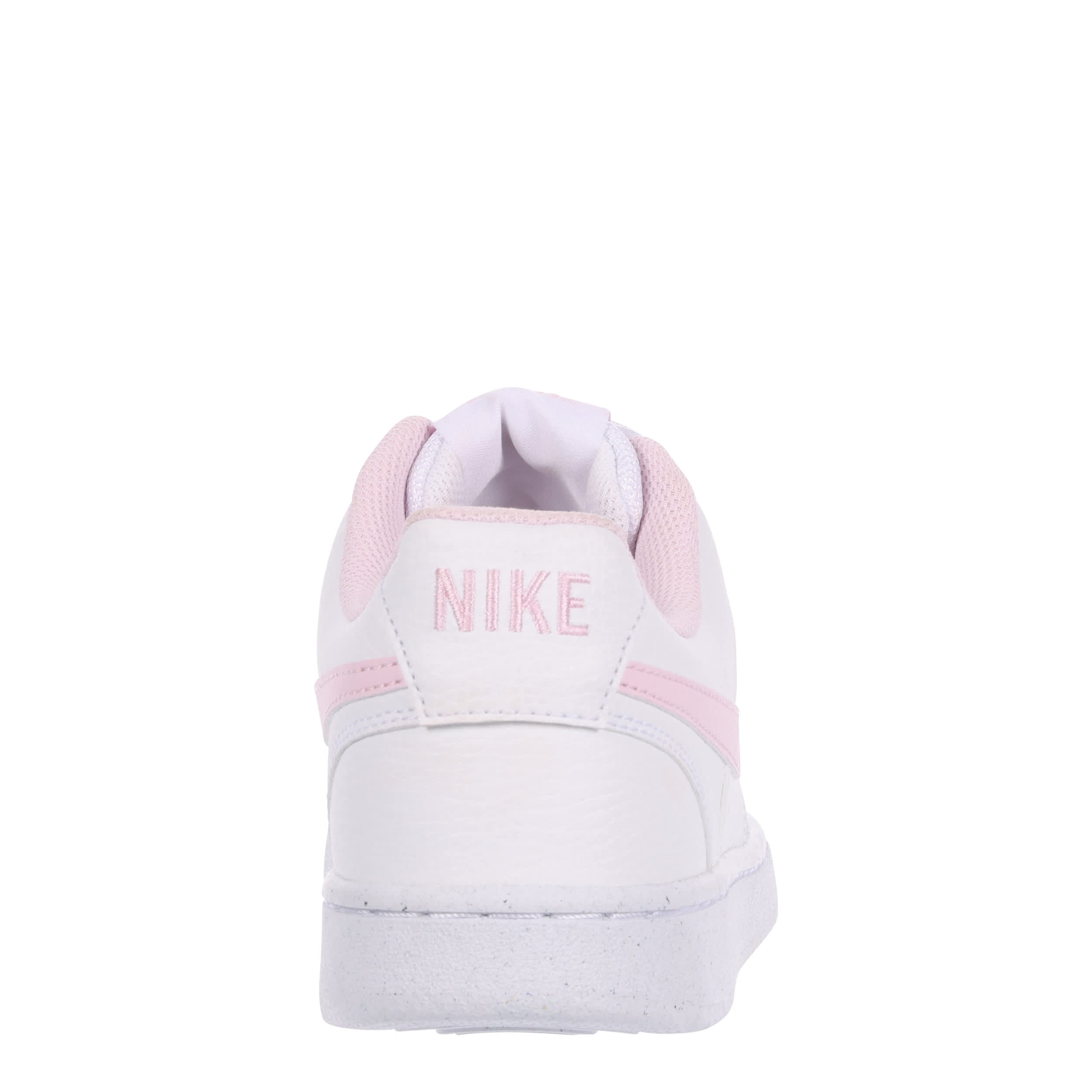 NIKE-WOMENS COURT VISION LOW SNEAKER-WHITE & PINK
