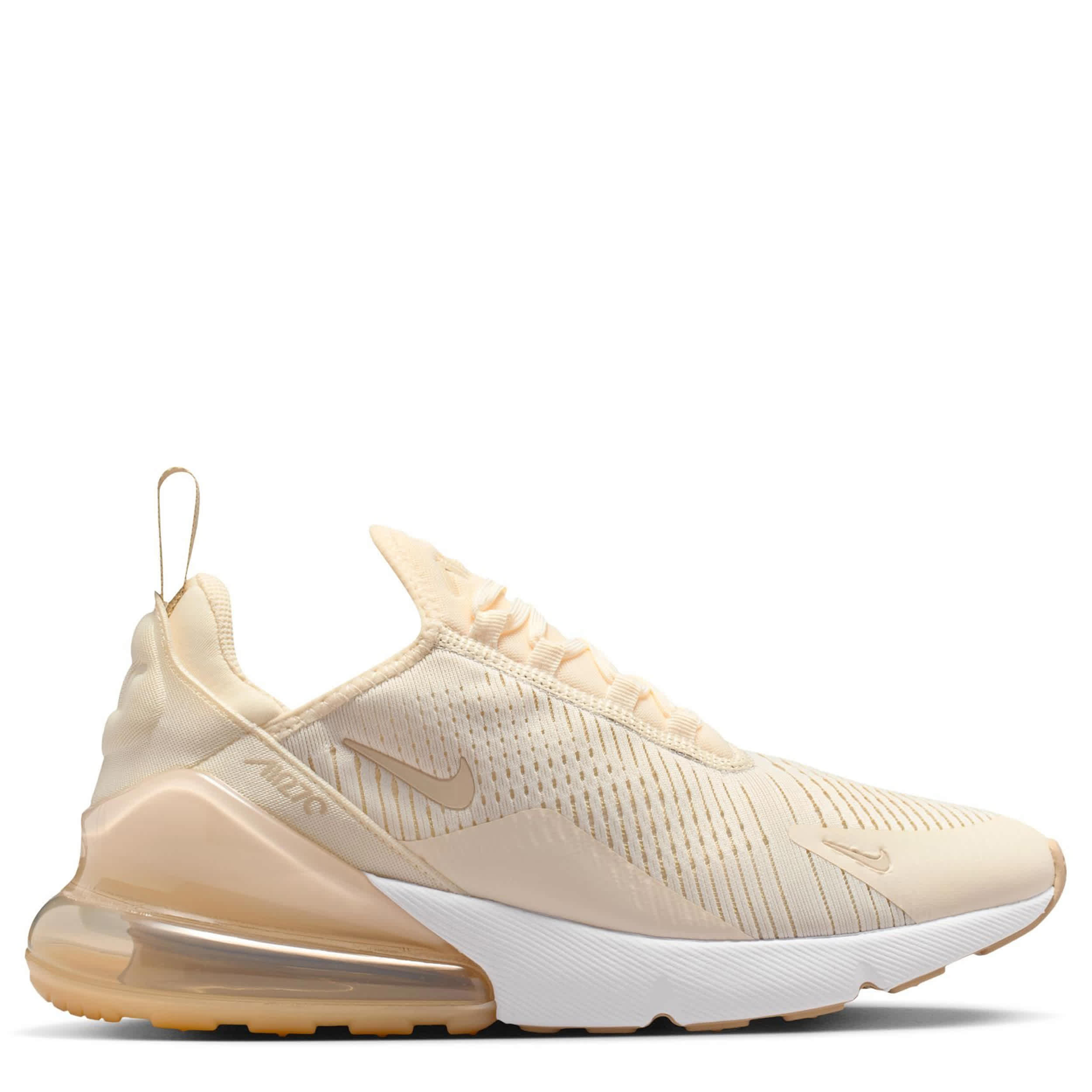 NIKE-WOMENS AIR MAX 270 SNEAKER-OFF WHITE & WHITE