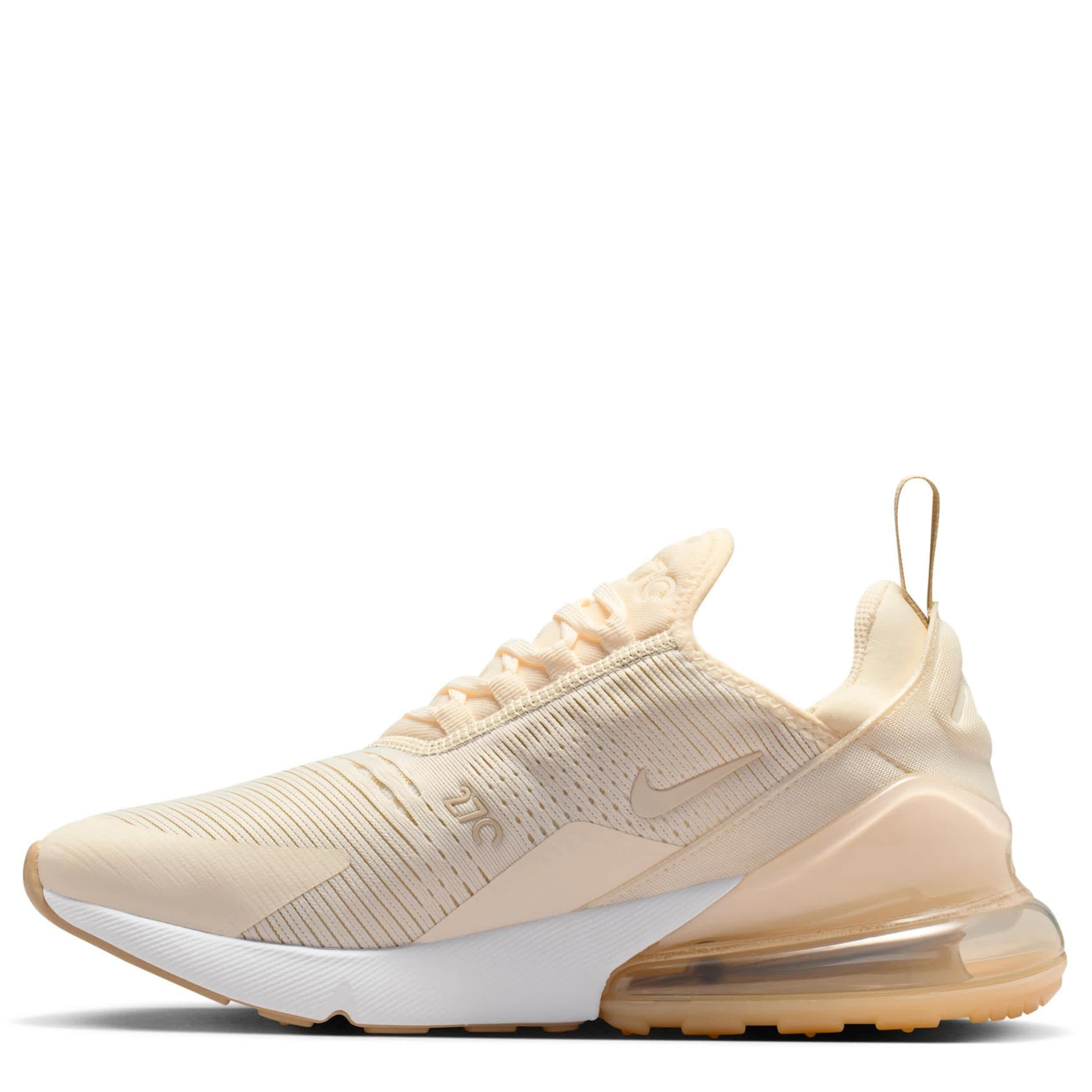NIKE-WOMENS AIR MAX 270 SNEAKER-OFF WHITE & WHITE