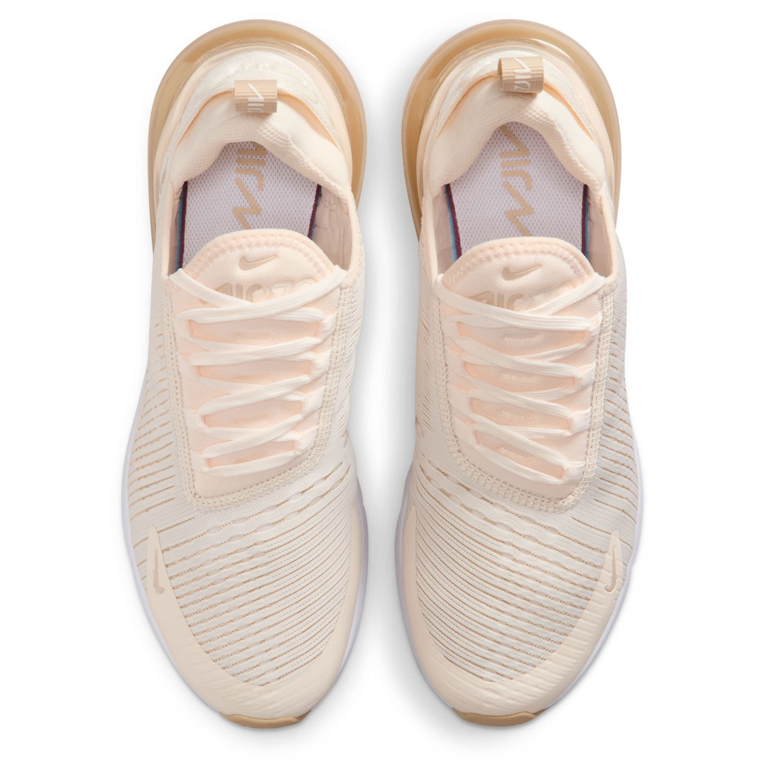 NIKE-WOMENS AIR MAX 270 SNEAKER-OFF WHITE & WHITE
