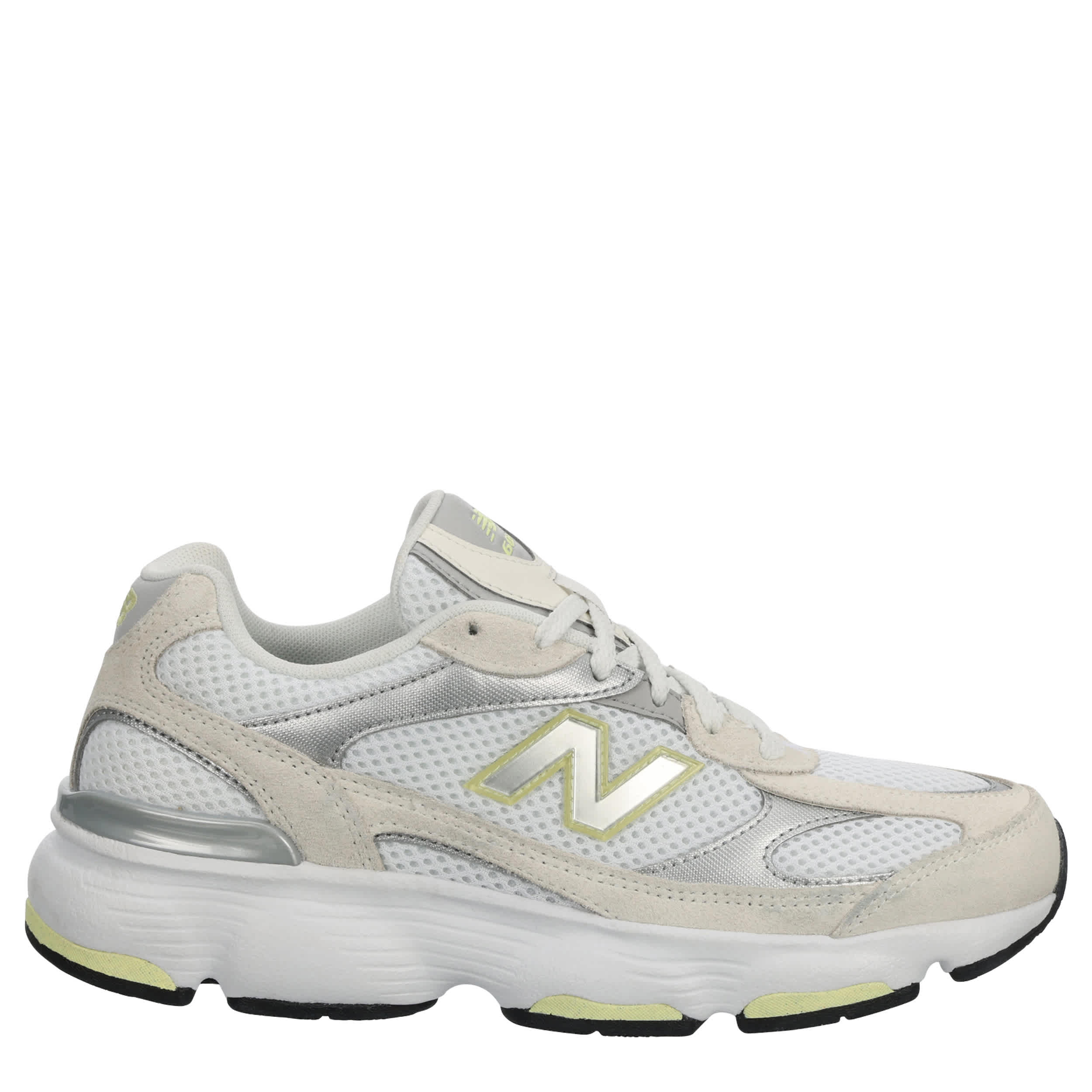 NEW BALANCE-WOMENS 603 SNEAKER-OFF WHITE & SILVER