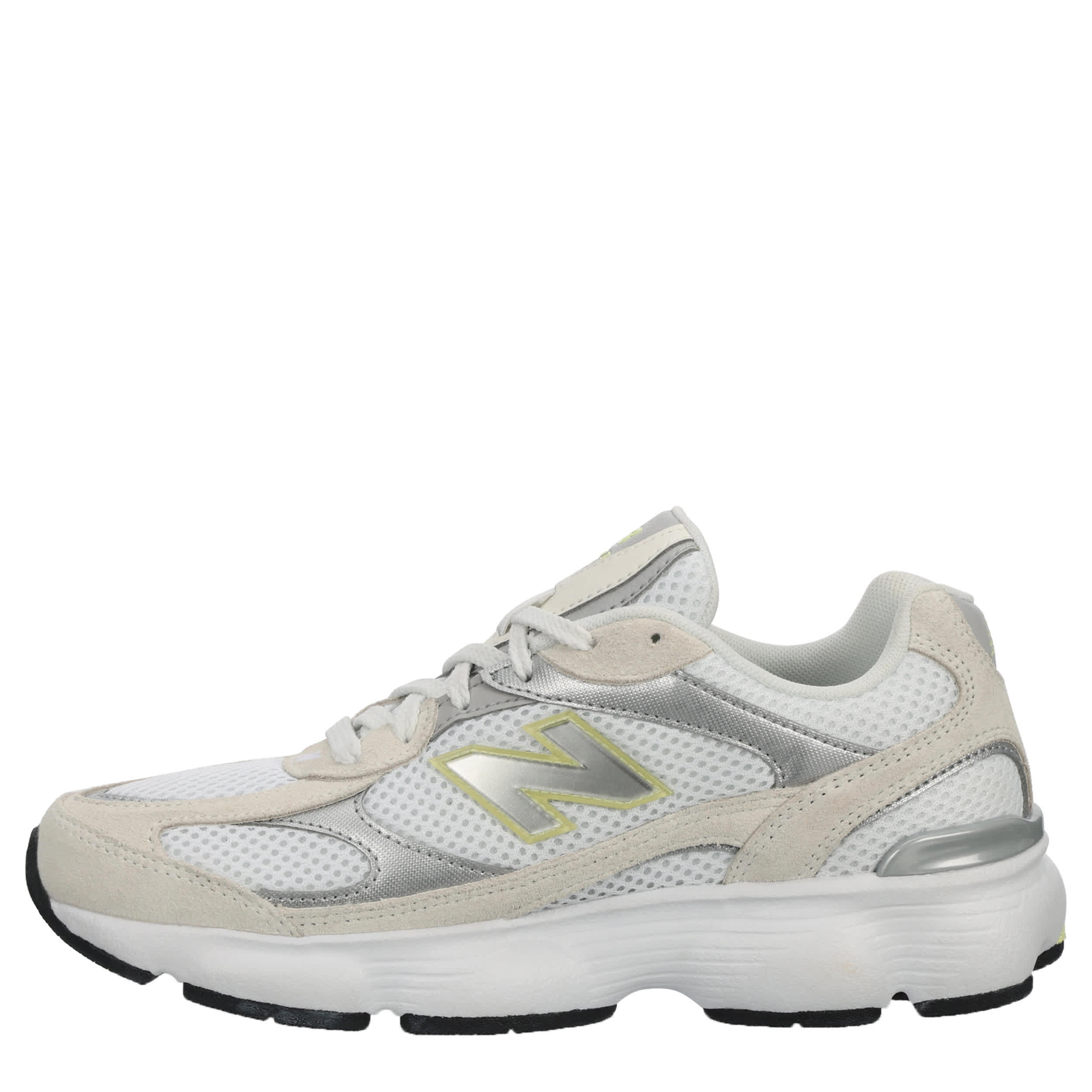 NEW BALANCE-WOMENS 603 SNEAKER-OFF WHITE & SILVER
