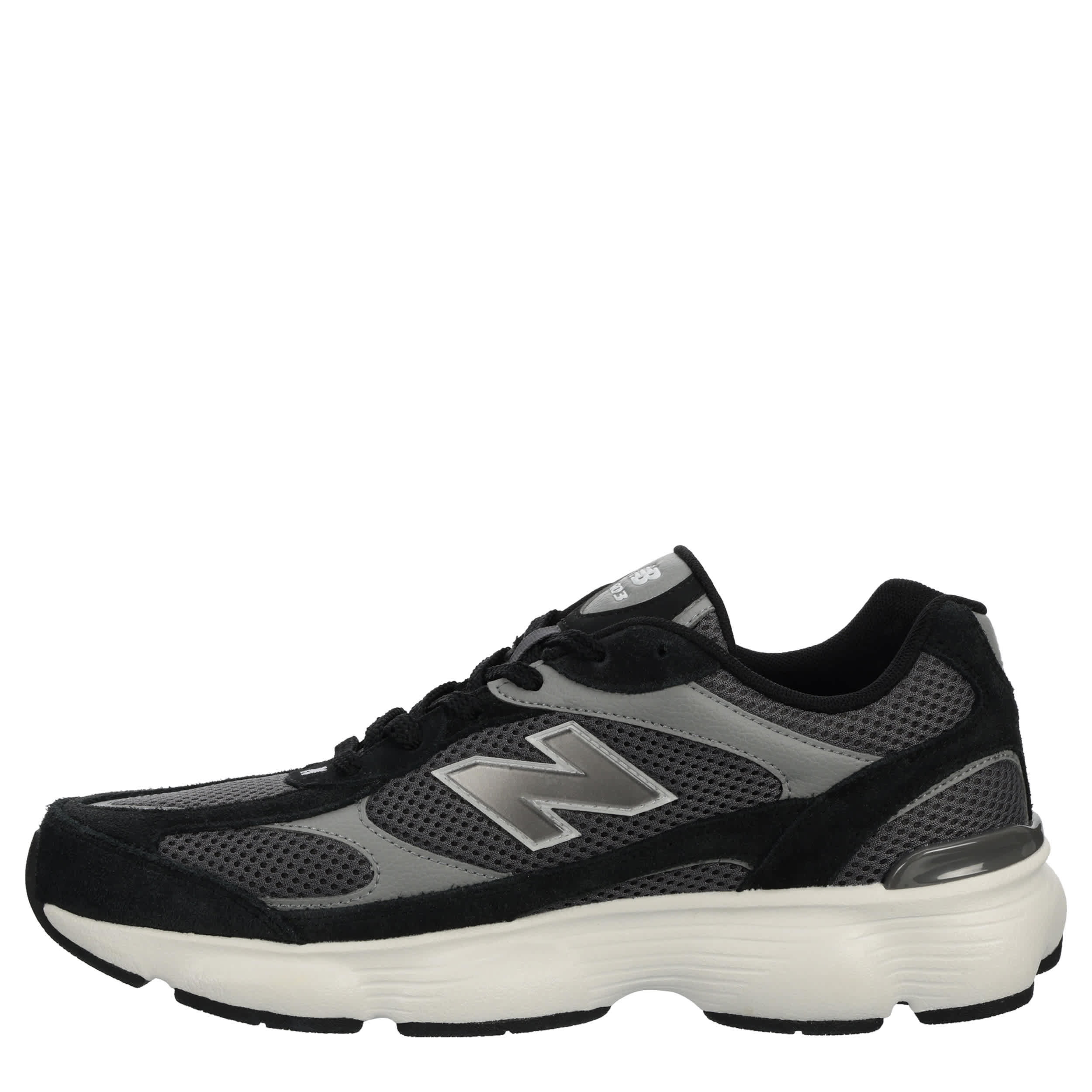 NEW BALANCE-WOMENS 603 SNEAKER-BLACK & SILVER