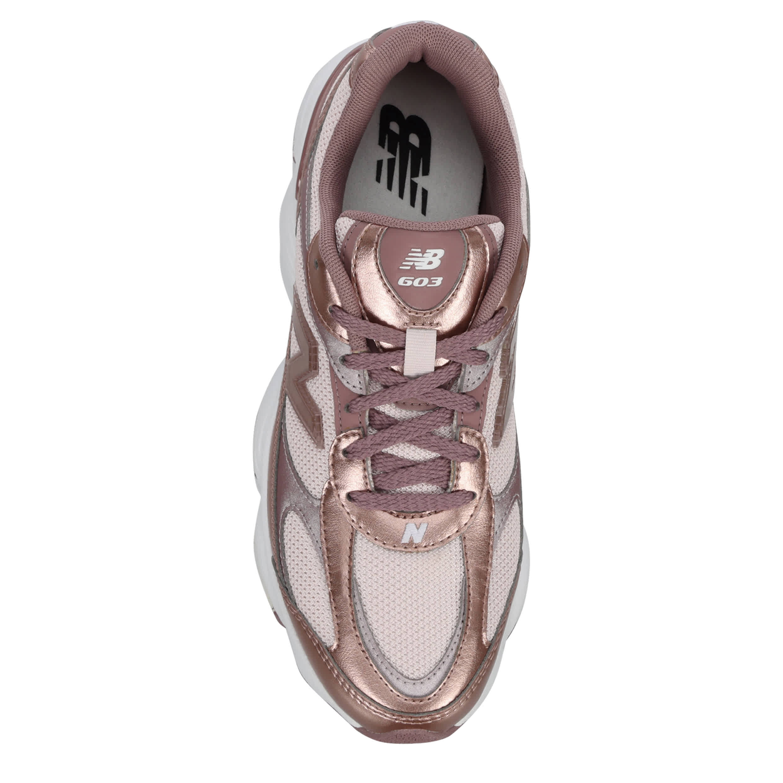 NEW BALANCE-WOMENS 603 SNEAKER-ROSE GOLD & PINK