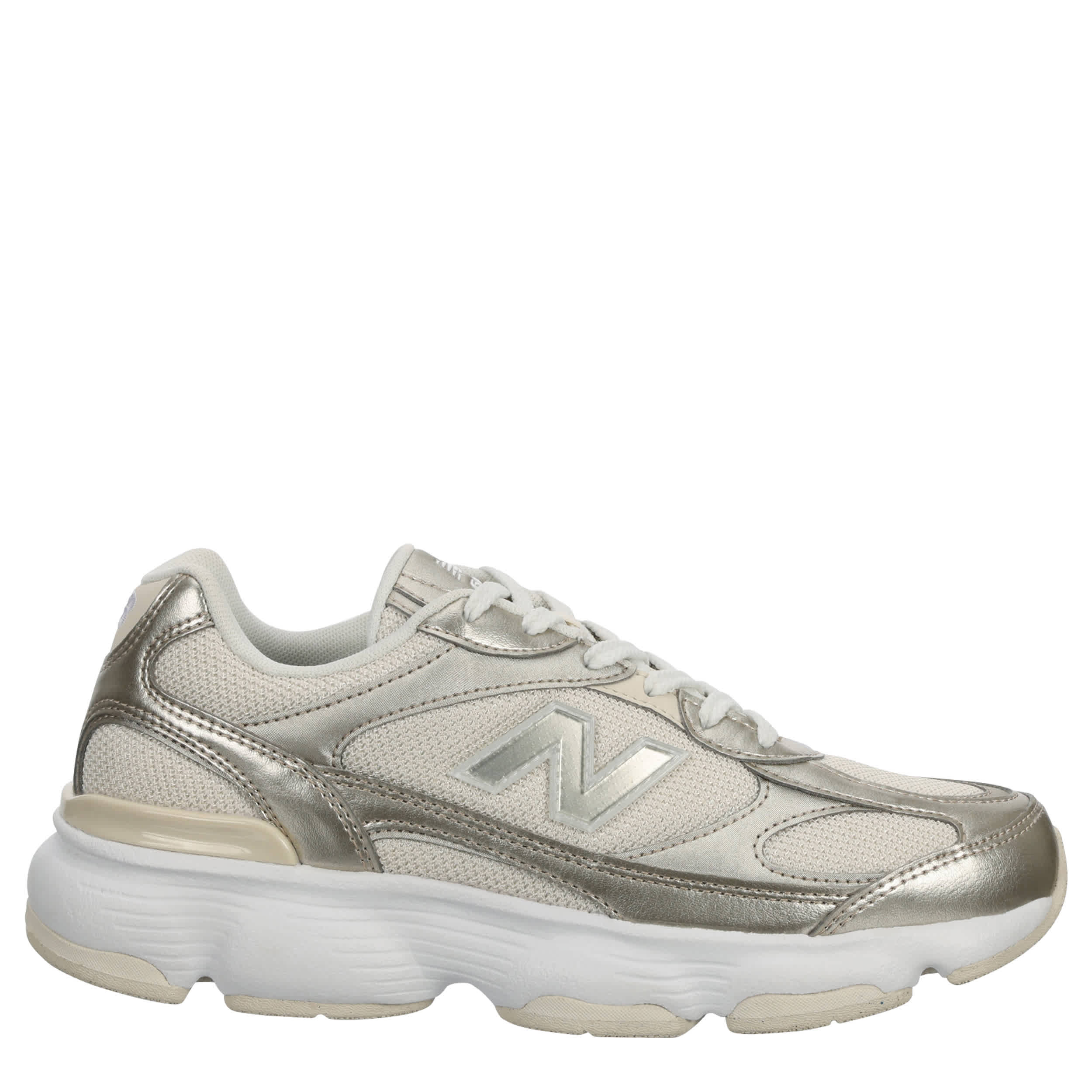 NEW BALANCE-WOMENS 603 SNEAKER-GOLD & OFF WHITE