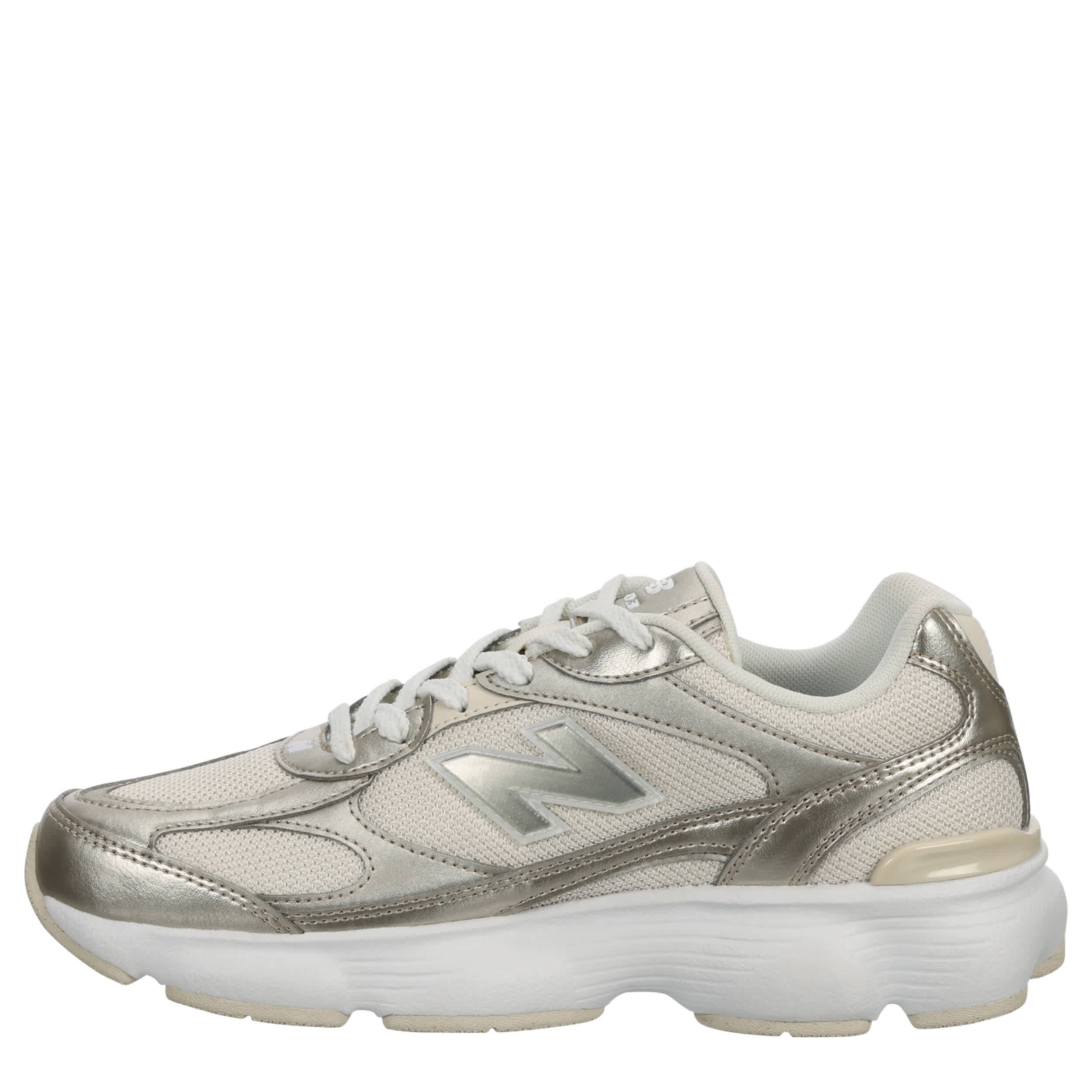 NEW BALANCE-WOMENS 603 SNEAKER-GOLD & OFF WHITE