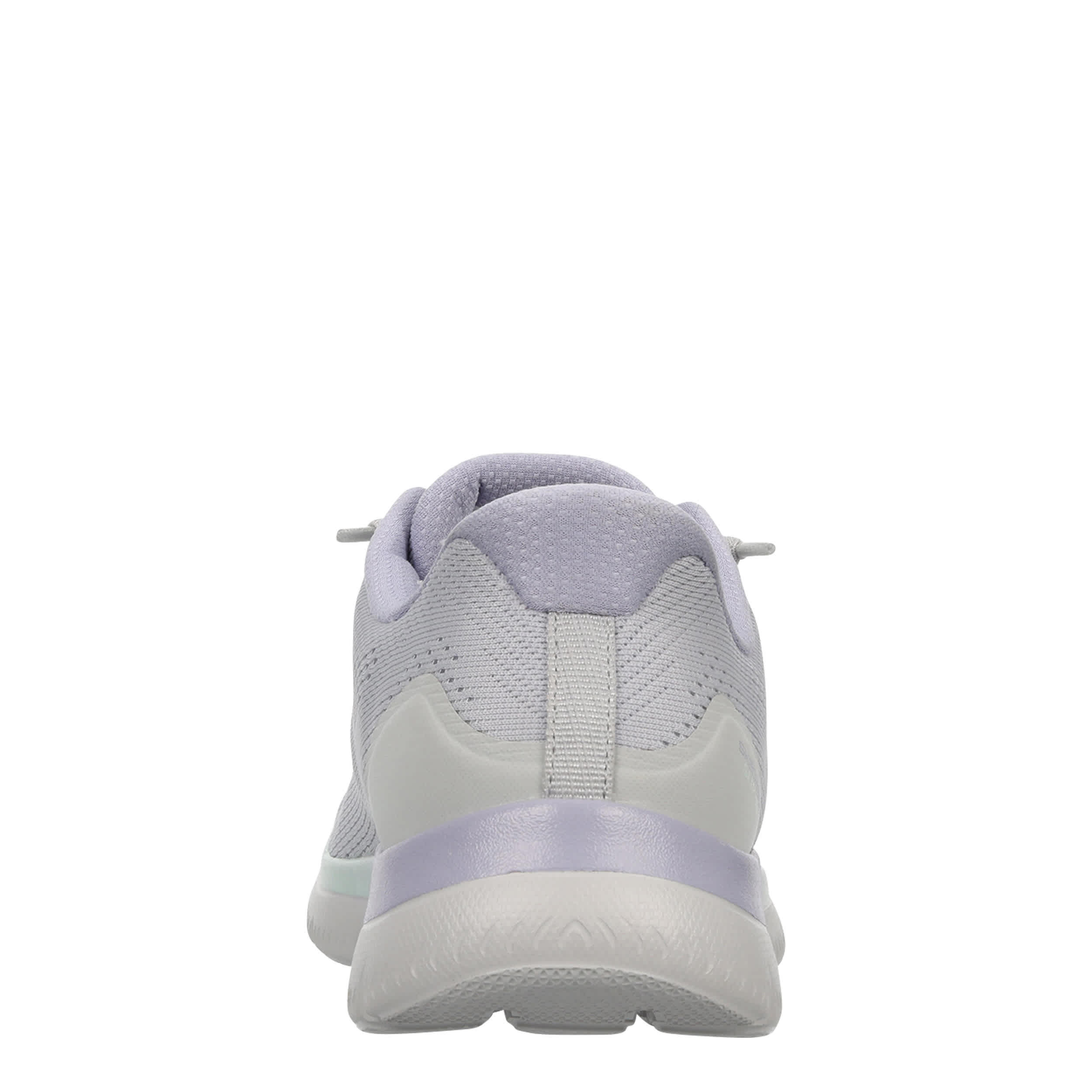 SKECHERS-WOMENS SLIP-INS SUMMITS RUNNING SHOE-GREY & LILAC