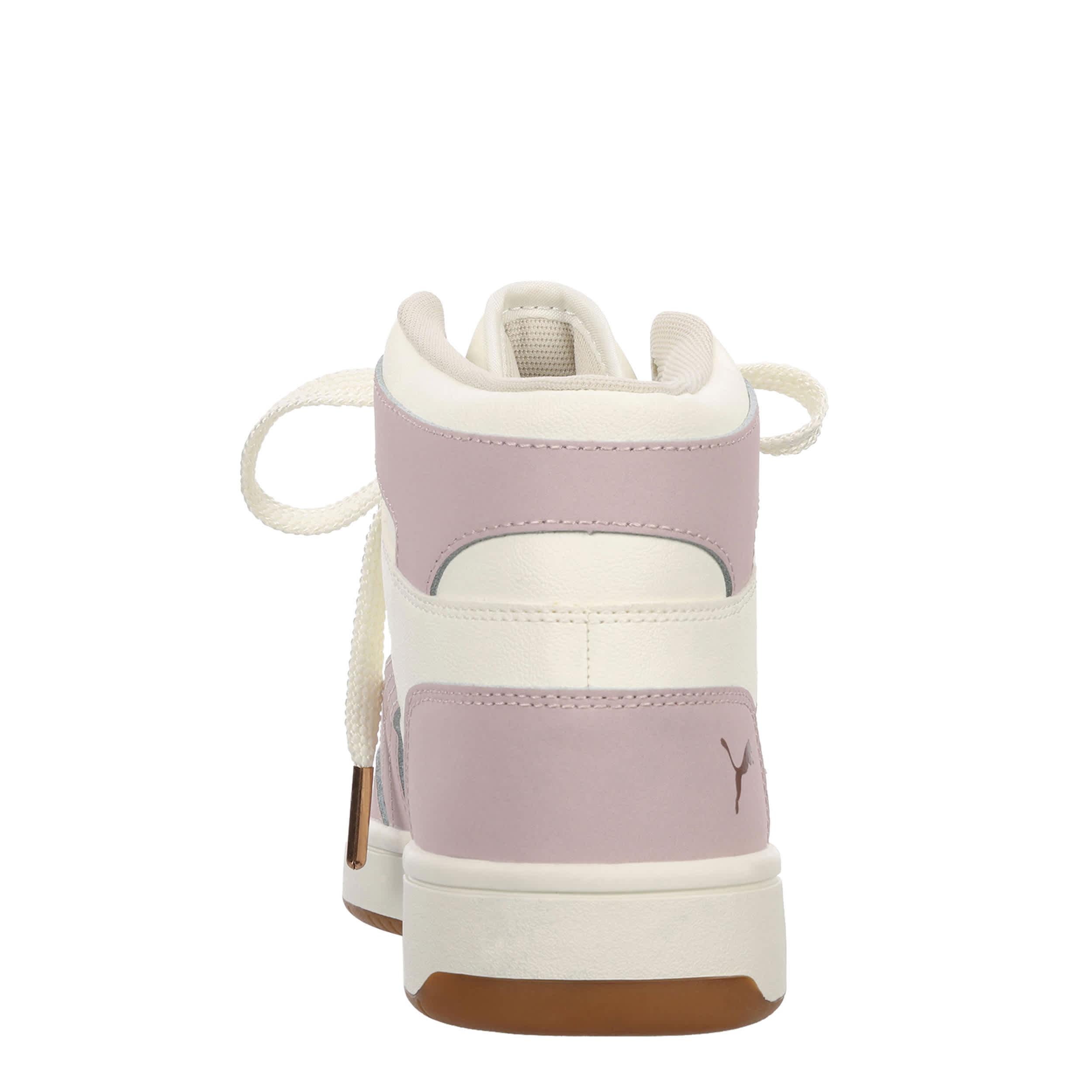 PUMA-WOMENS REBOUND LAYUP SNEAKER-MAUVE & OFF WHITE