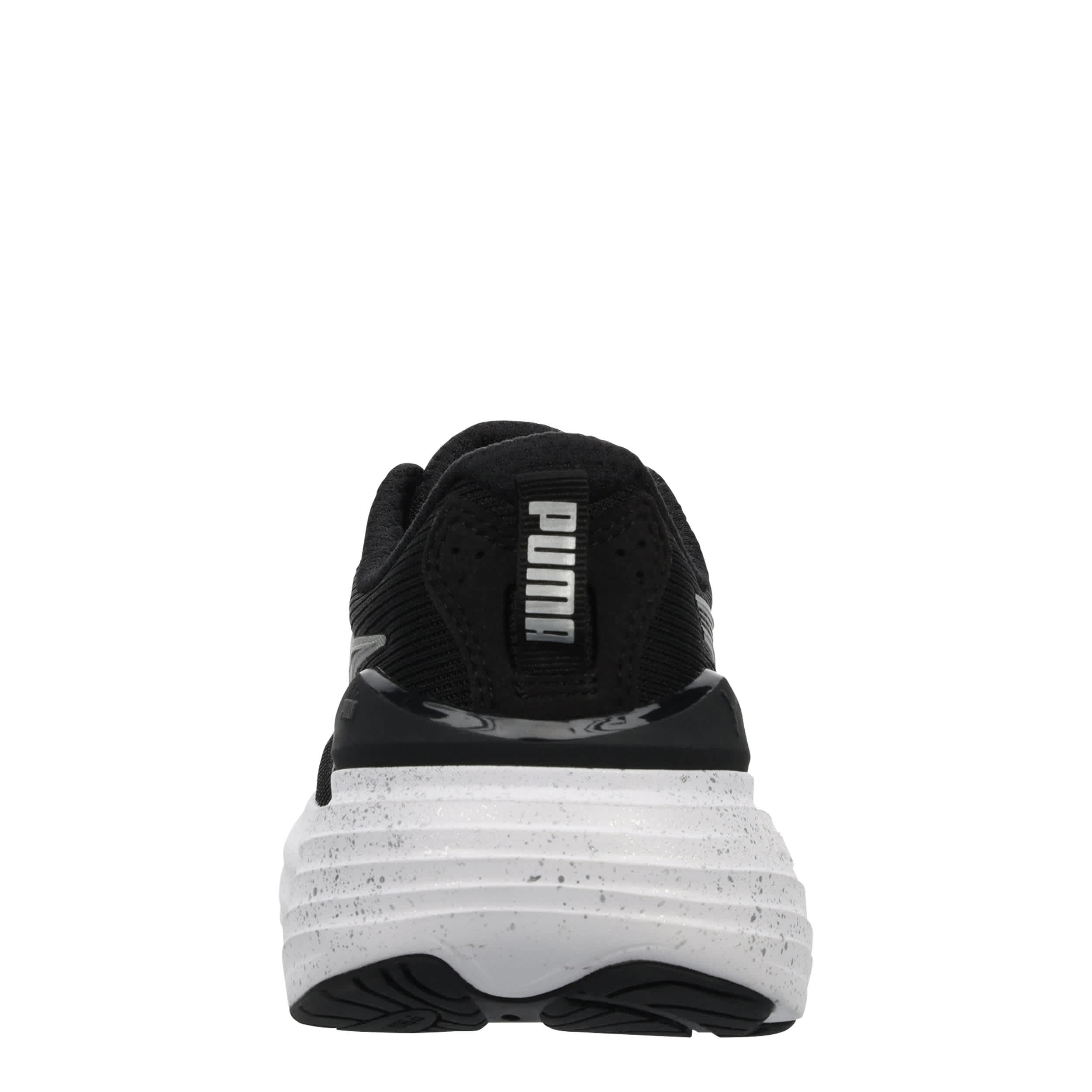 PUMA-WOMENS SCEND PRO RUNNING SHOE-BLACK & WHITE
