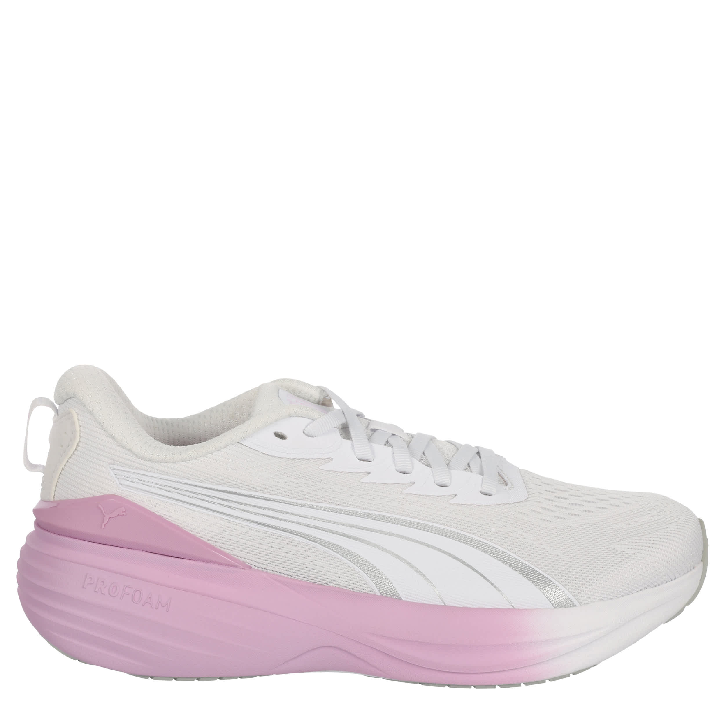 PUMA-WOMENS SCEND PRO RUNNING SHOE-WHITE & PINK