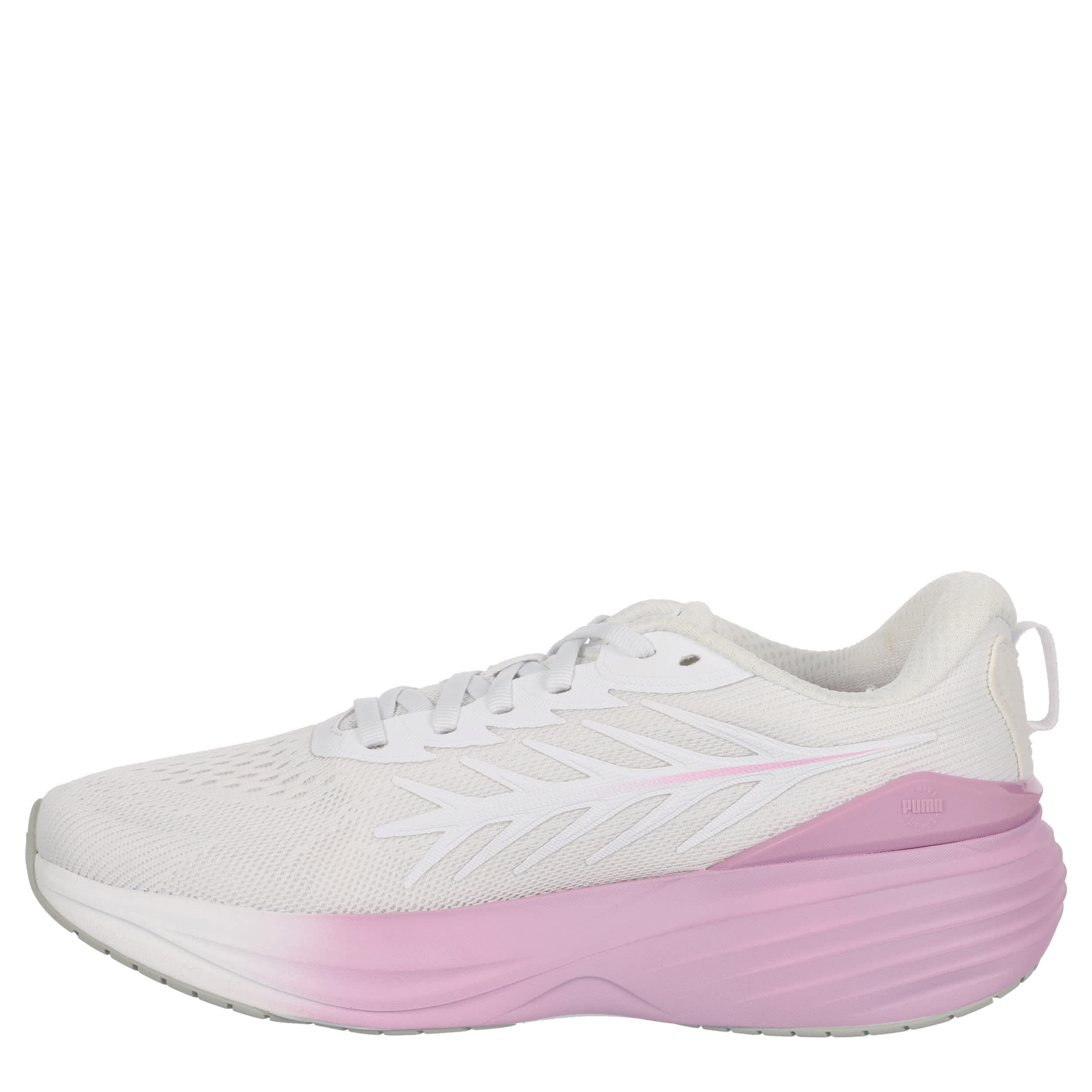 PUMA-WOMENS SCEND PRO RUNNING SHOE-WHITE & PINK