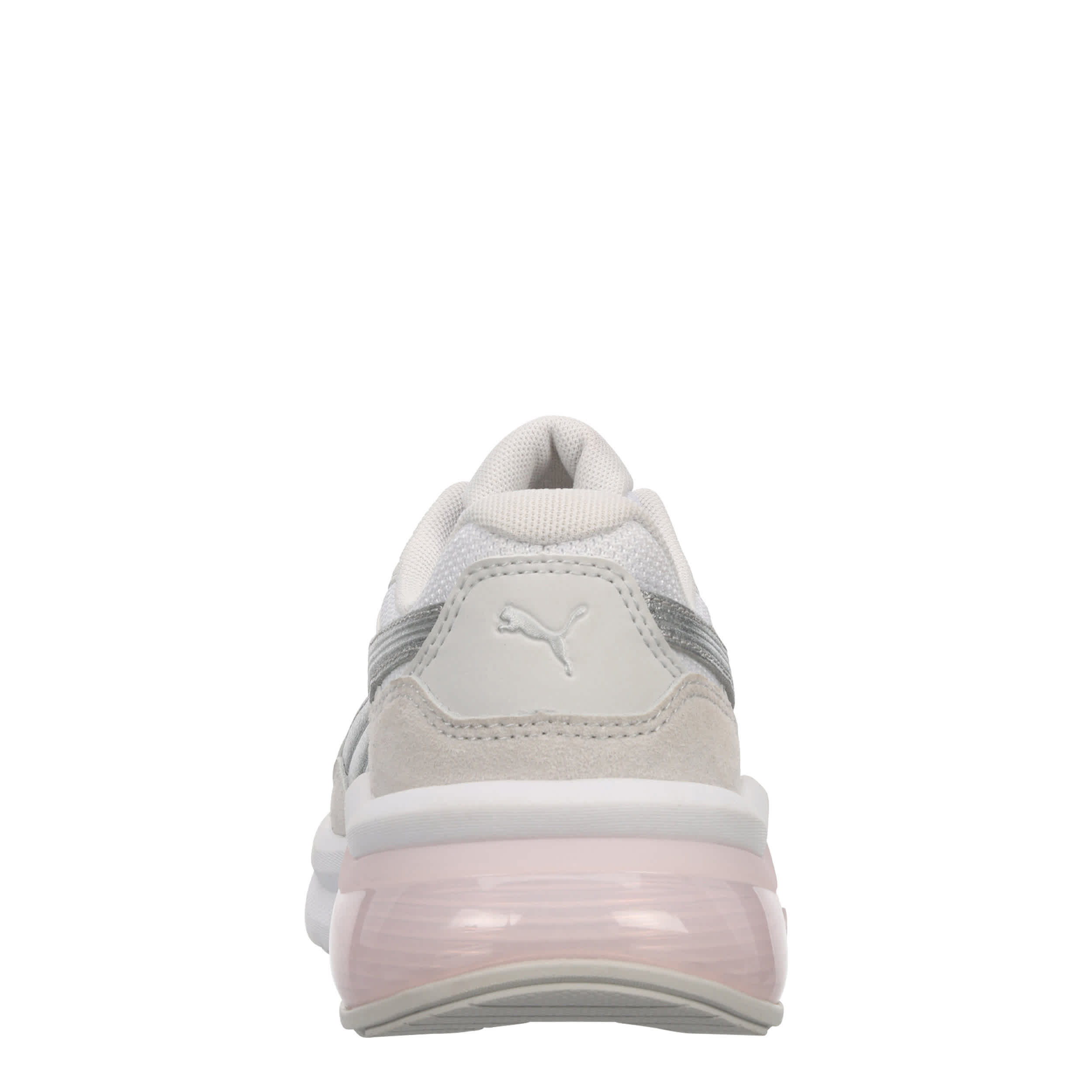 PUMA-WOMENS SEEKER RETRO SNEAKER-SILVER & WHITE