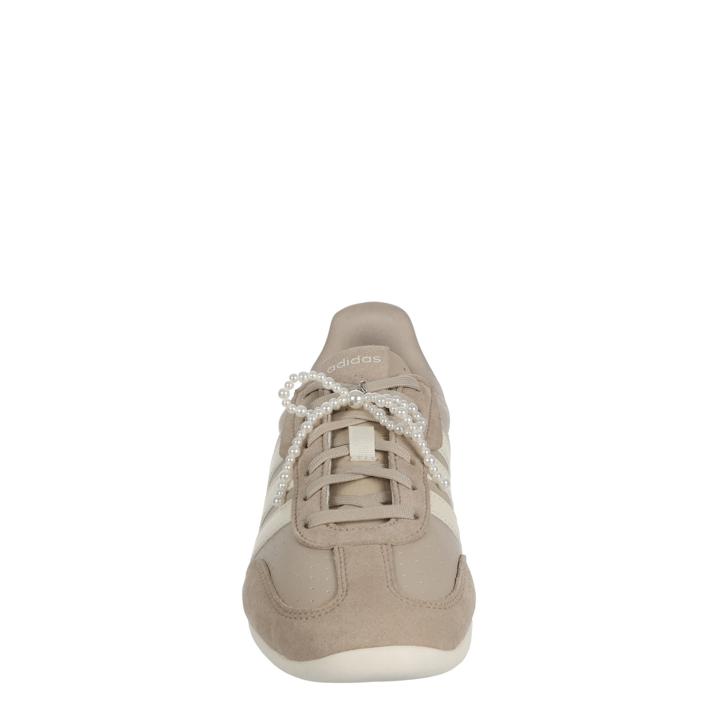 ADIDAS-WOMENS BARREDA LO SNEAKER-OFF WHITE & BEIGE