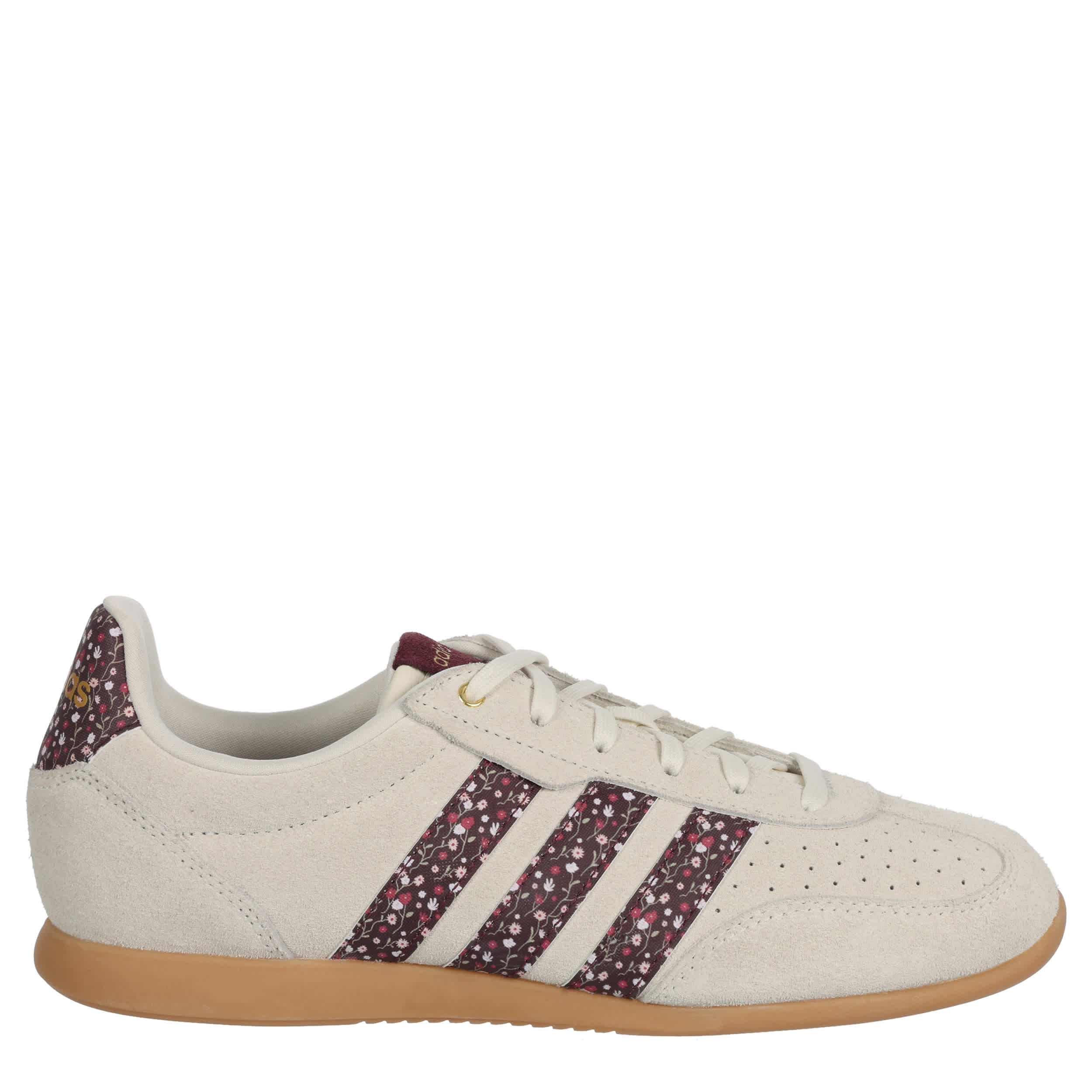 ADIDAS-WOMENS BARREDA LO SNEAKER-OFF WHITE & FLORAL