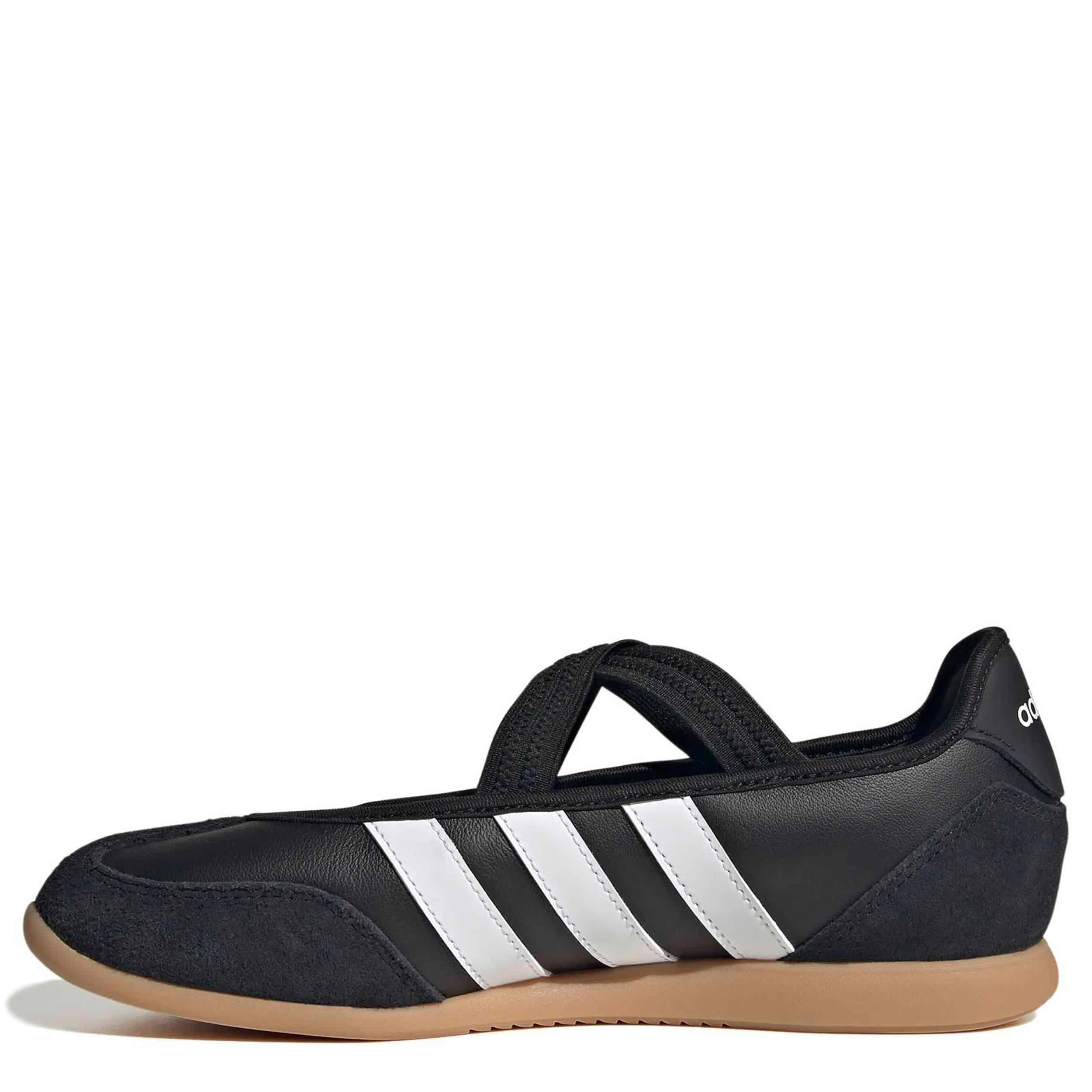 ADIDAS-WOMENS BARREDA MARY JANE SNEAKER-BLACK & WHITE