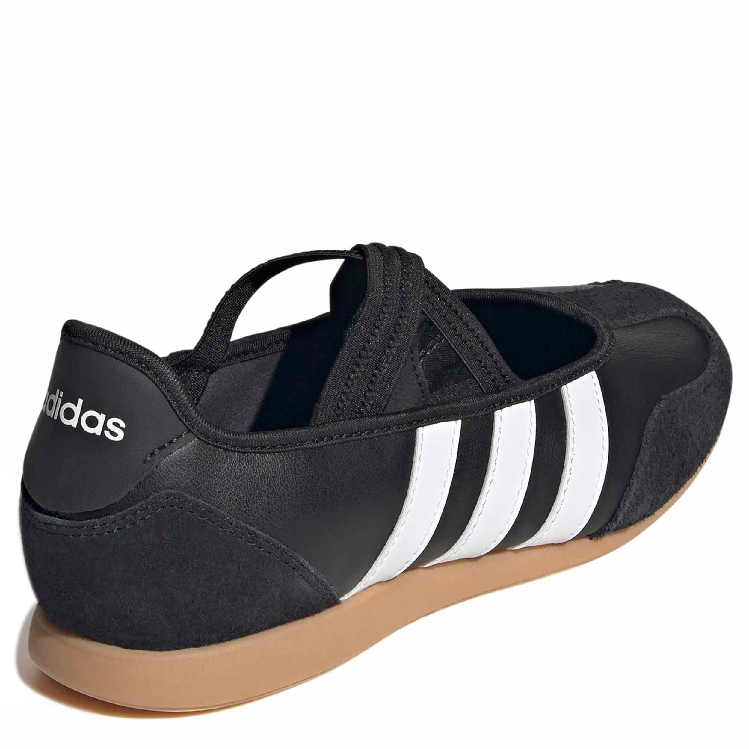 ADIDAS-WOMENS BARREDA MARY JANE SNEAKER-BLACK & WHITE
