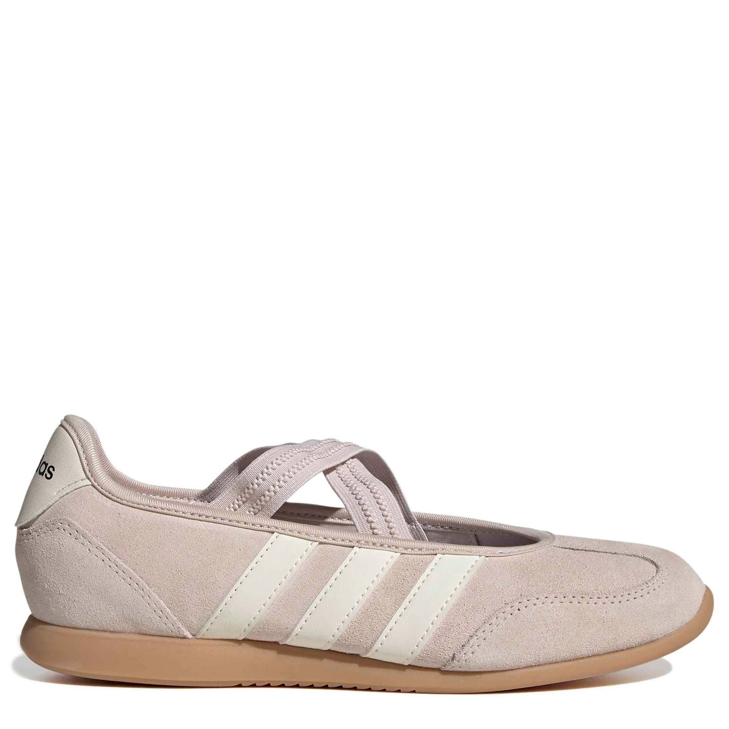 ADIDAS-WOMENS BARREDA MARY JANE SNEAKER-MAUVE & OFF WHITE