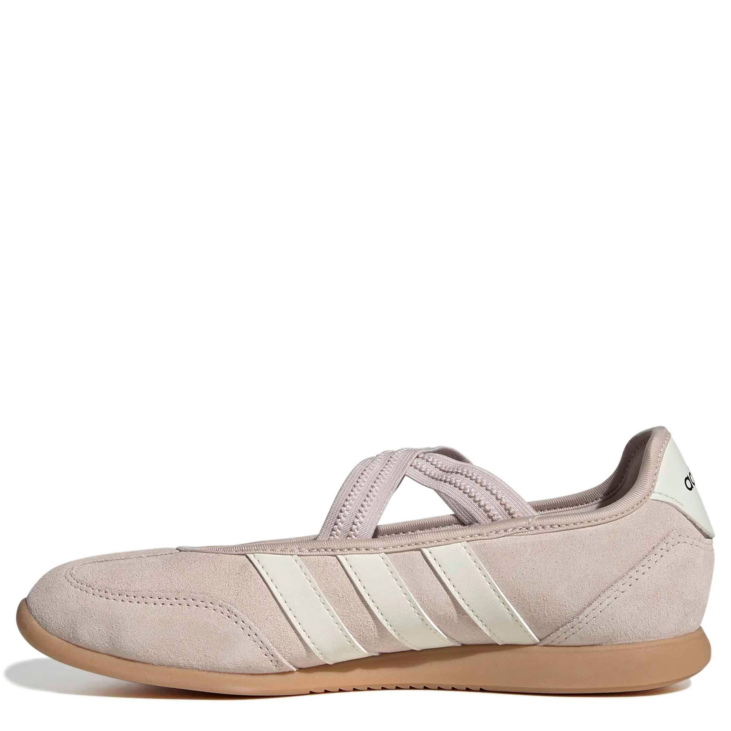 ADIDAS-WOMENS BARREDA MARY JANE SNEAKER-MAUVE & OFF WHITE