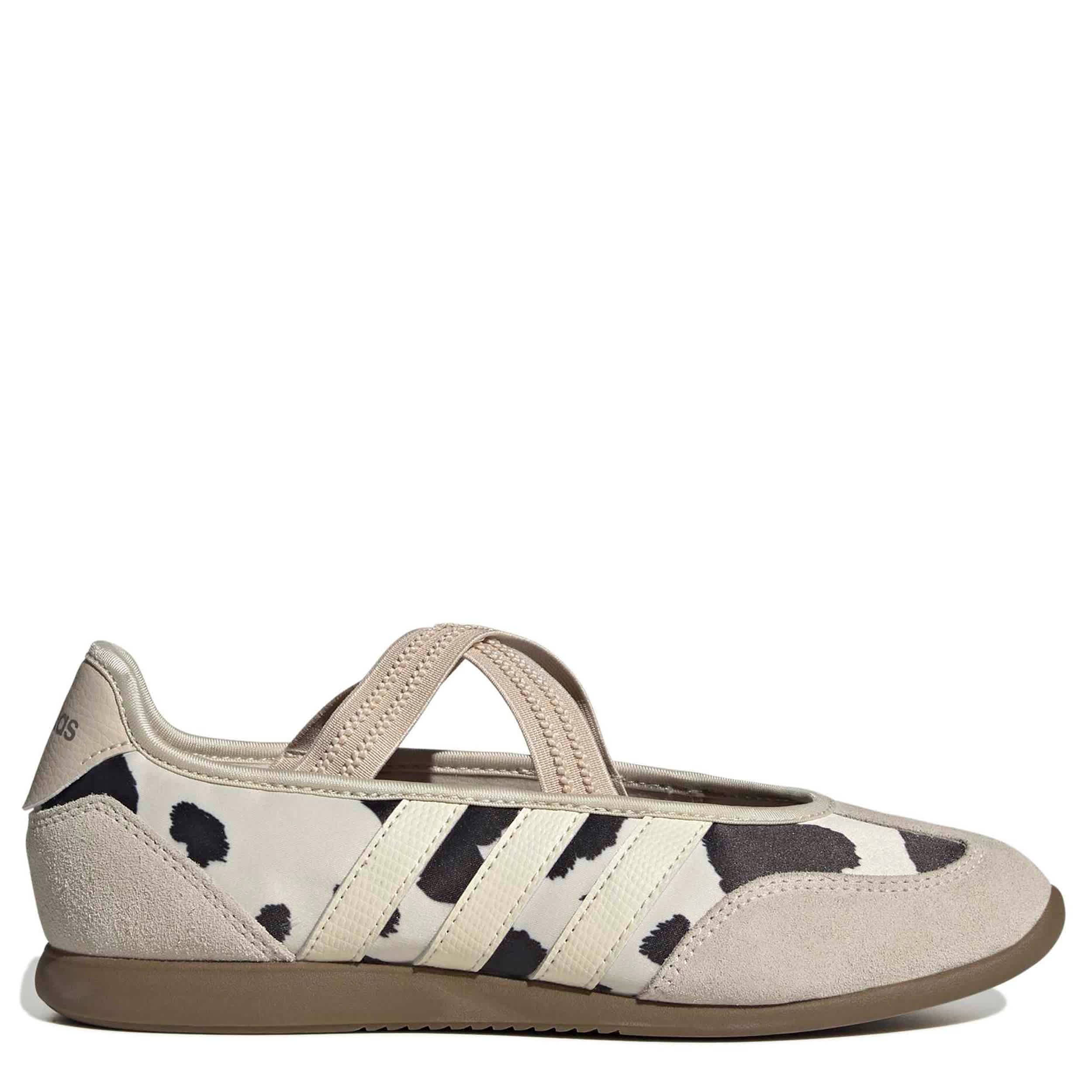 ADIDAS-WOMENS BARREDA MARY JANE SNEAKER-ANIMAL & OFF WHITE