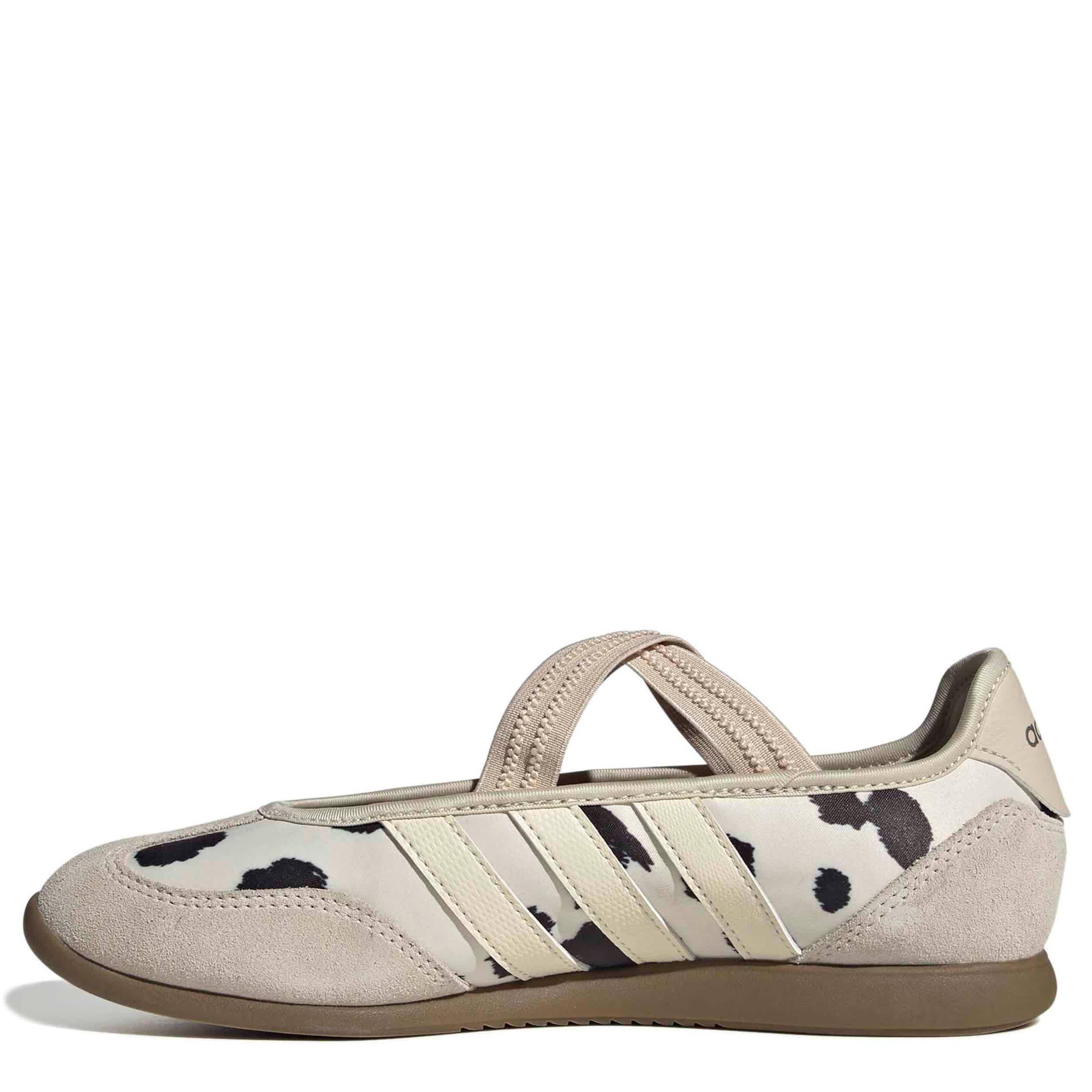 ADIDAS-WOMENS BARREDA MARY JANE SNEAKER-ANIMAL & OFF WHITE