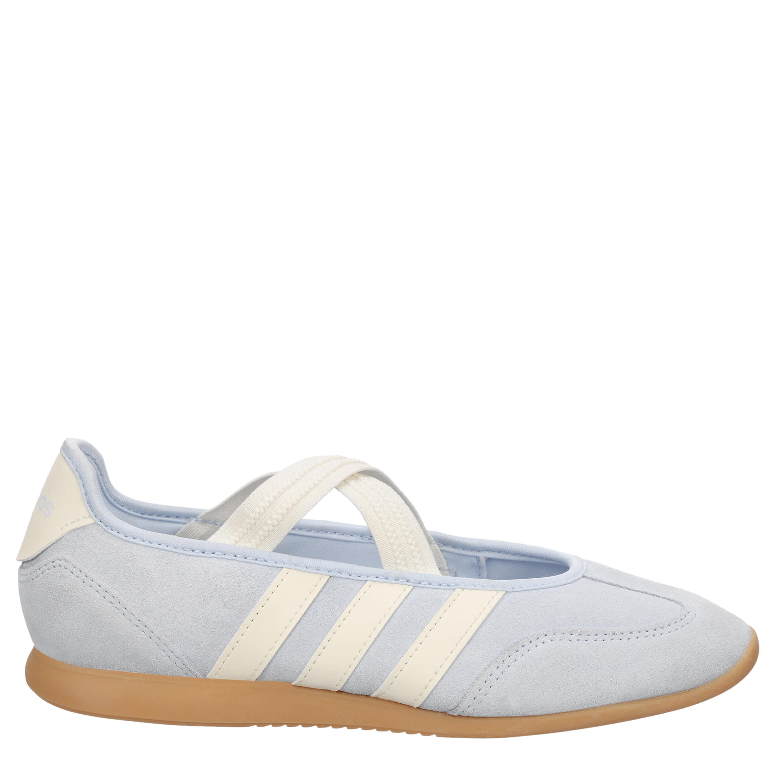 ADIDAS-WOMENS BARREDA MARY JANE SNEAKER-LIGHT BLUE & OFF WHITE