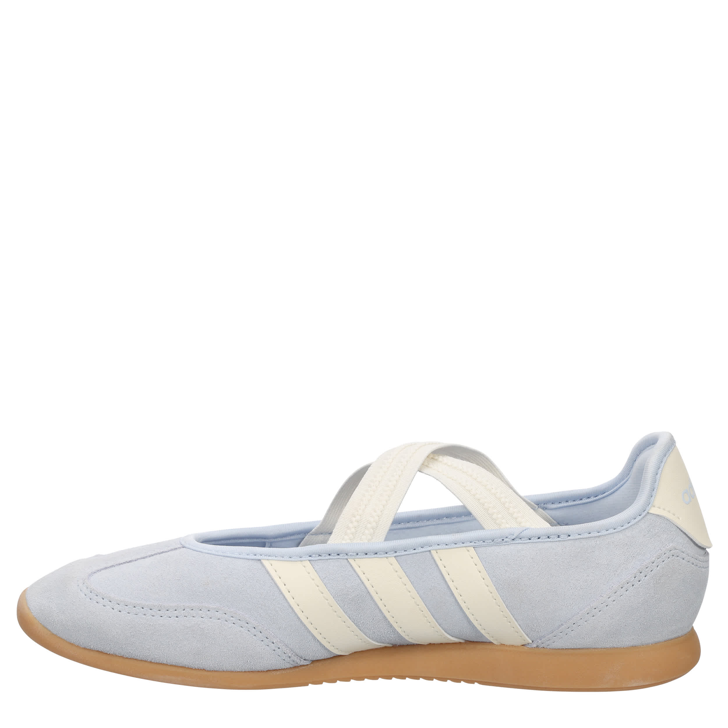 ADIDAS-WOMENS BARREDA MARY JANE SNEAKER-LIGHT BLUE & OFF WHITE