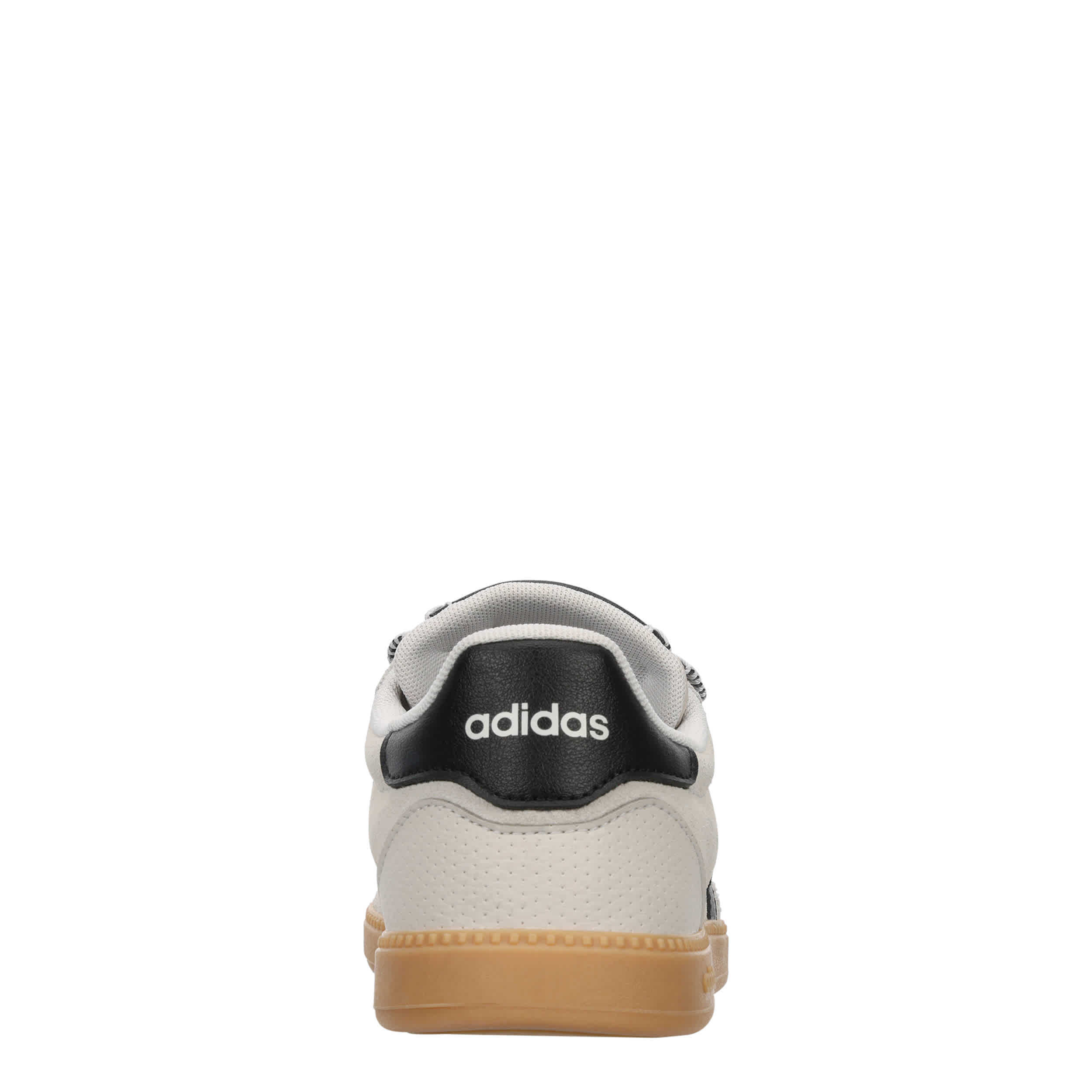 ADIDAS-WOMENS BREAKNET SLEEK LONG TONGUE SNEAKER-GREY & BLACK