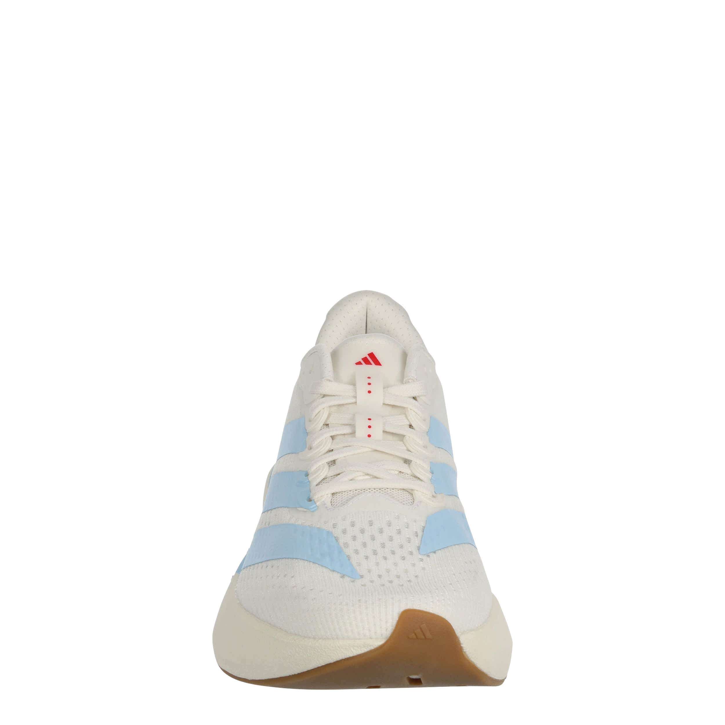 ADIDAS-WOMENS ADIZERO PACER RUNNING SHOE-WHITE & LIGHT BLUE