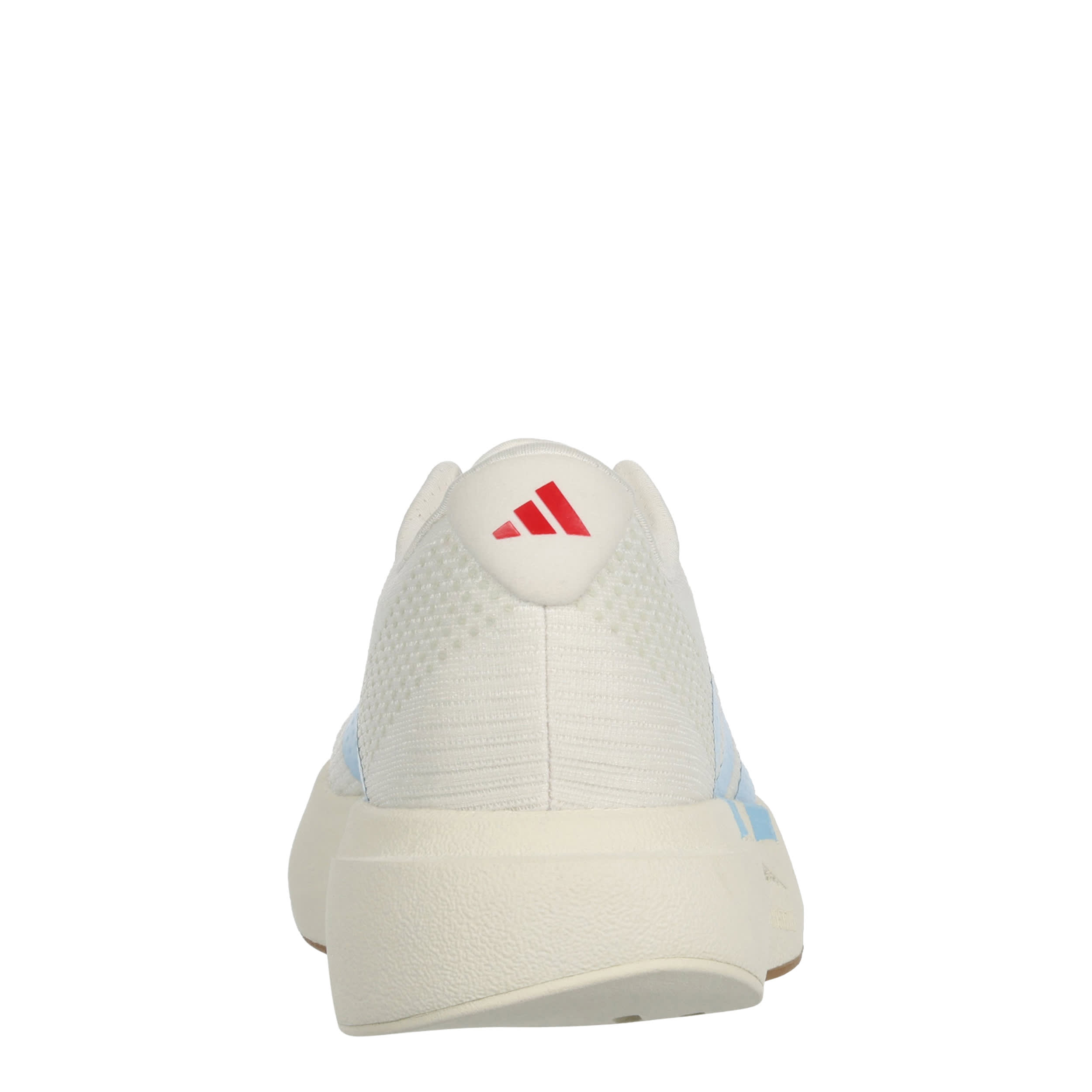 ADIDAS-WOMENS ADIZERO PACER RUNNING SHOE-WHITE & LIGHT BLUE