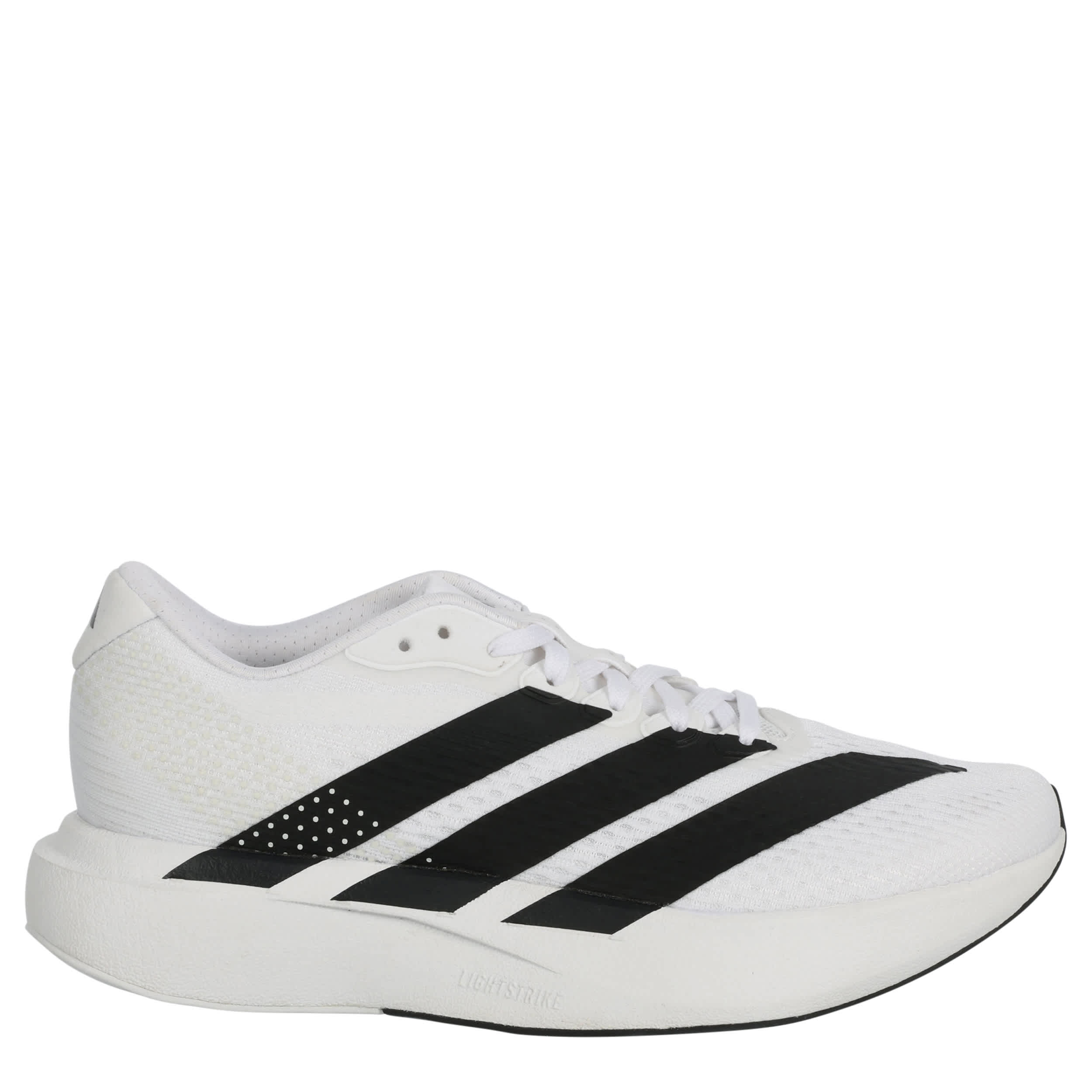 ADIDAS-WOMENS ADIZERO PACER RUNNING SHOE-WHITE & BLACK